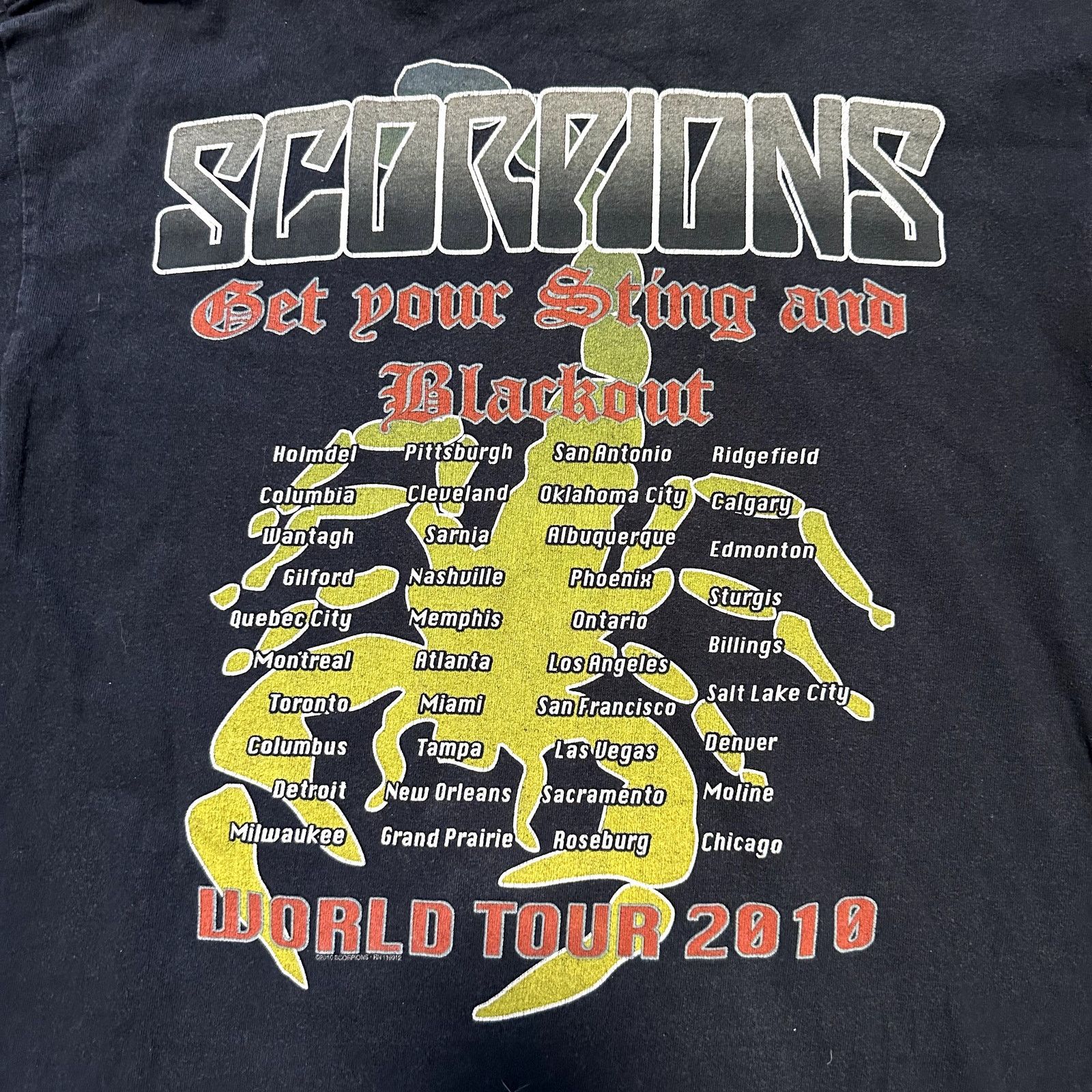 & Other Stories 2010 Scorpions Y2K Band Tour Black Longsleeve Size Large Size US L / EU 52-54 / 3 - 9 Thumbnail