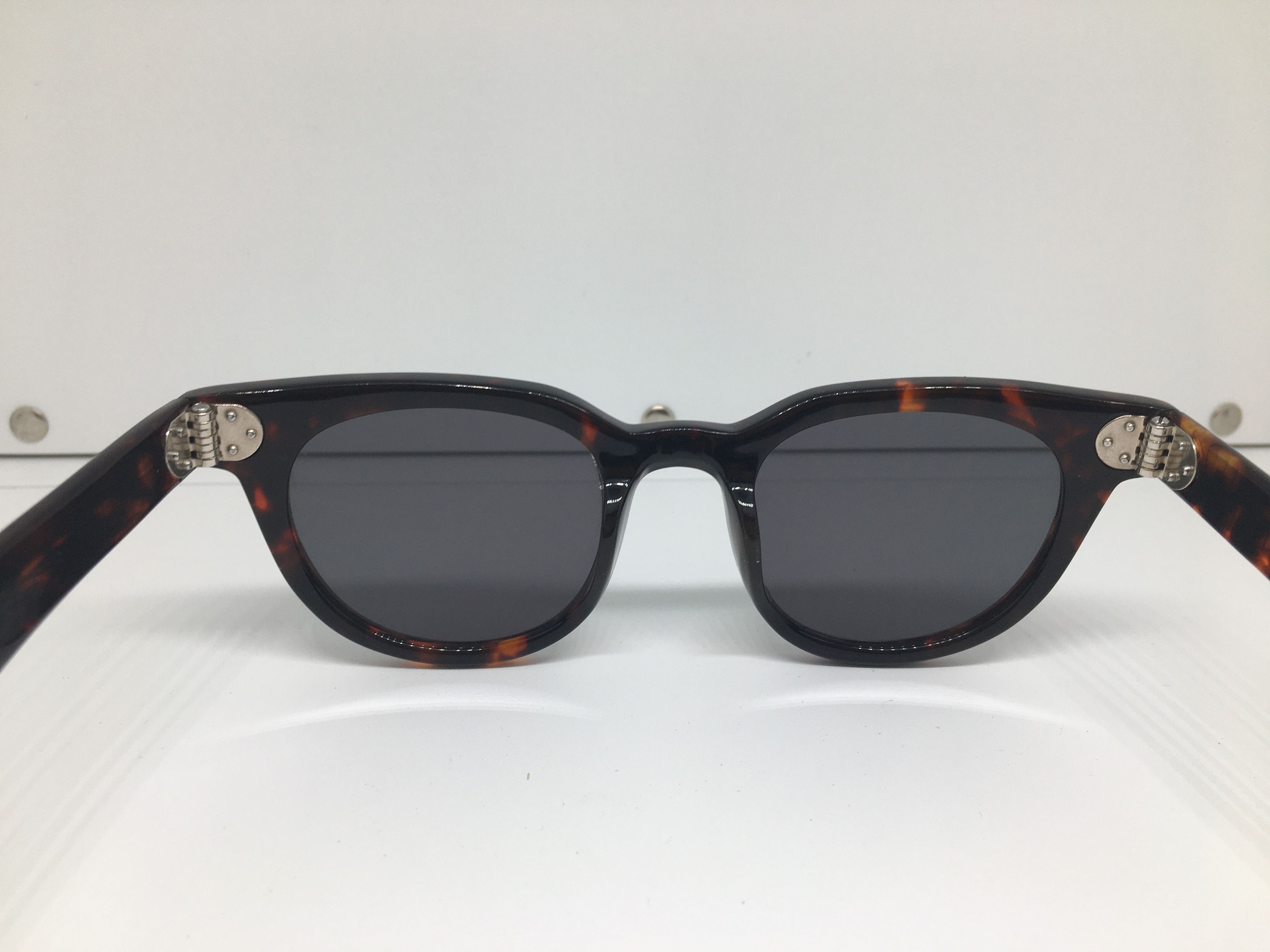 Vintage Handmade Tortoise Acetate Sunglasses Frame Size ONE SIZE - 4 Thumbnail