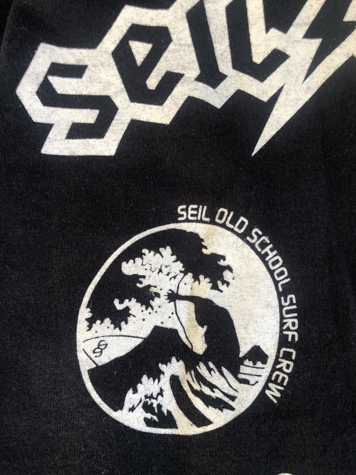 Japanese Brand 🔥Vintage 90s🔥Old School Seil Surf Crew Tshirts Size US M / EU 48-50 / 2 - 17 Thumbnail