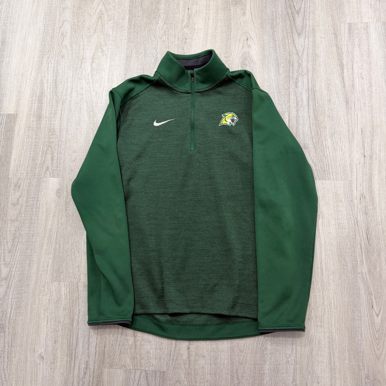 Nike Nike Northern Michigan Wildcats Coaches 1/2 Zip Men's Small Size US S / EU 44-46 / 1 - 1 Thumbnail