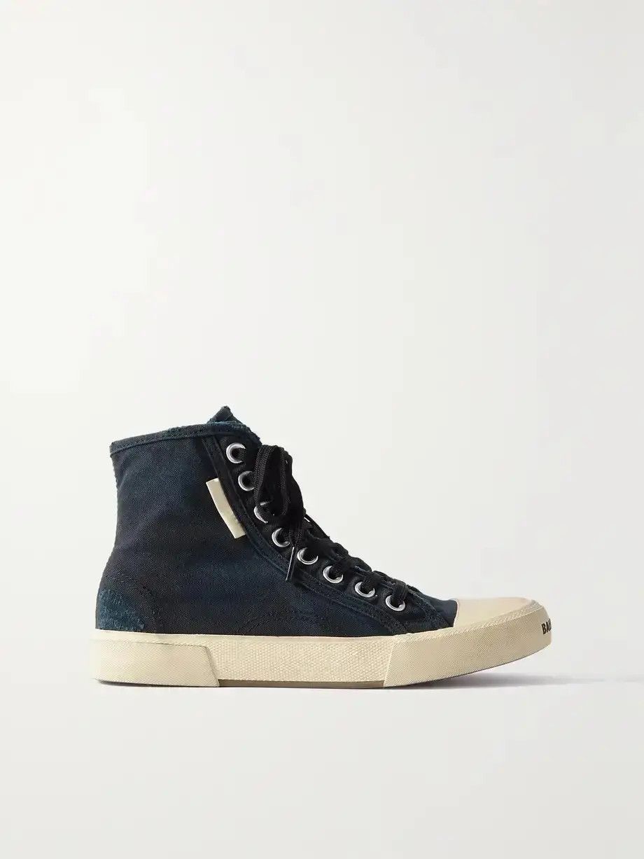 o1w1db10425 Paris High Top Sneakers in Black