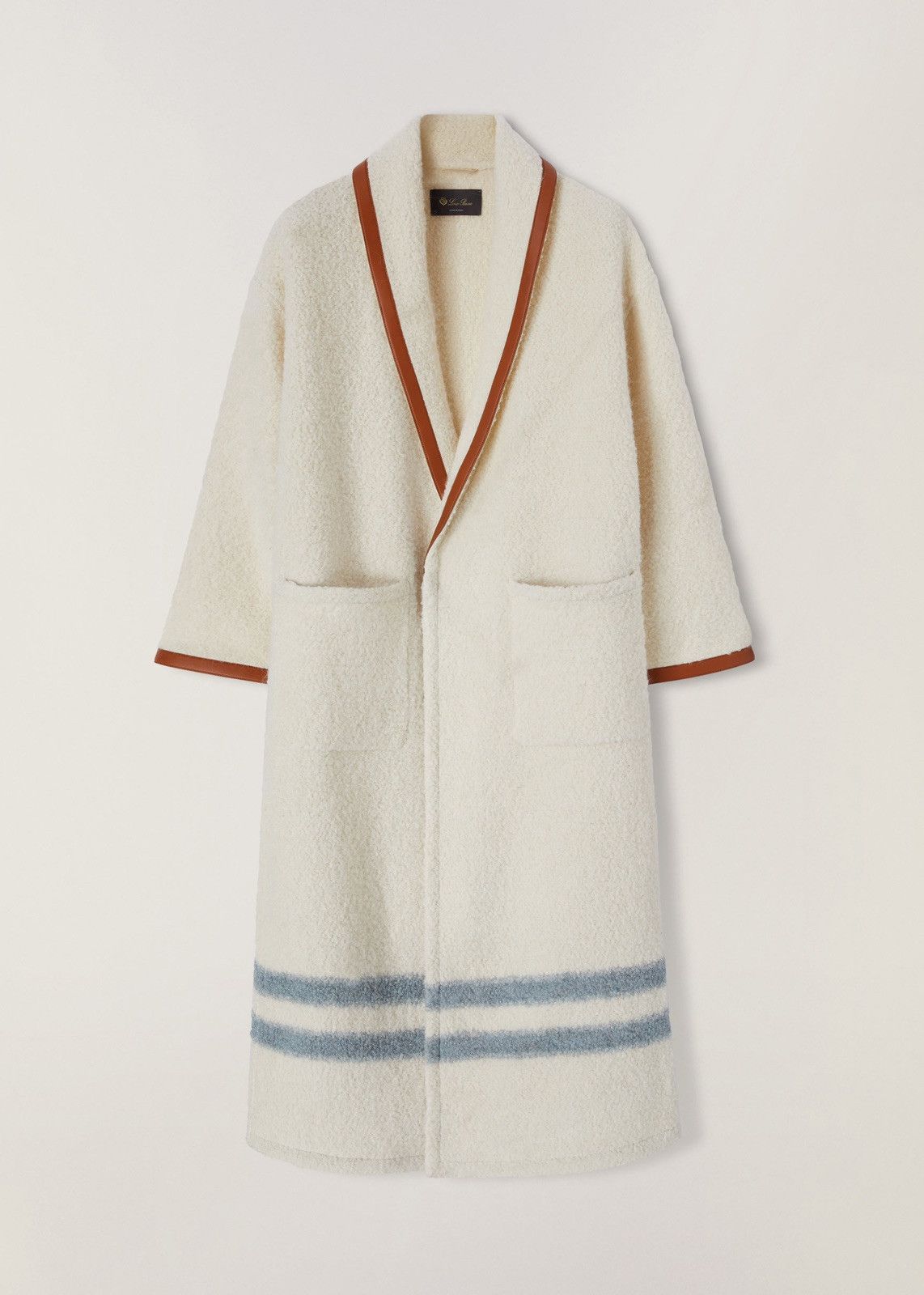 image of Loro Piana O1Srvl11E0424 Coat In Calfskin, Women's (Size Medium)