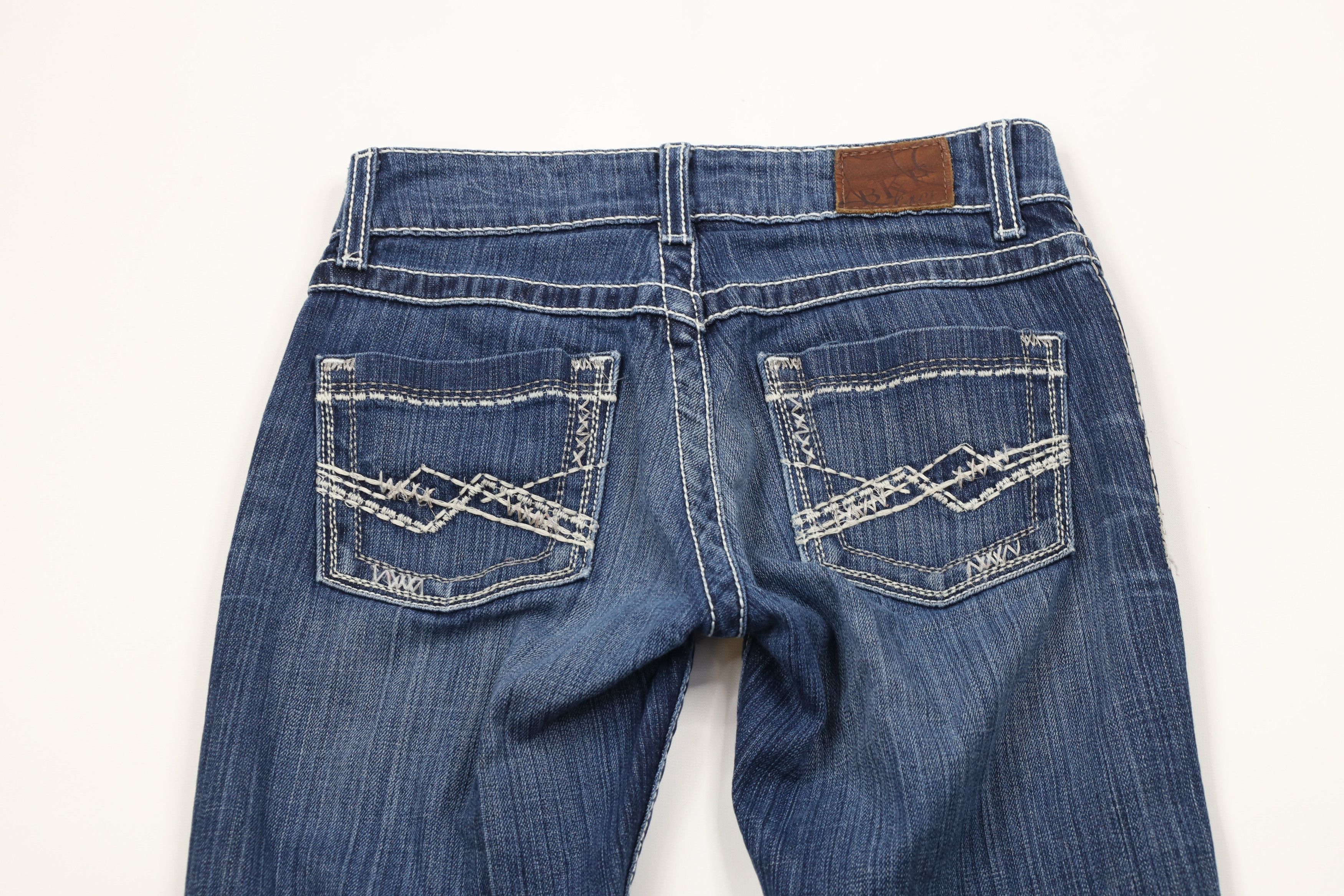 Vintage Buckle BKE Thick Stitch Culture Bootcut Flared Denim Jeans Size 25" / US 0 / IT 36 - 10 Thumbnail