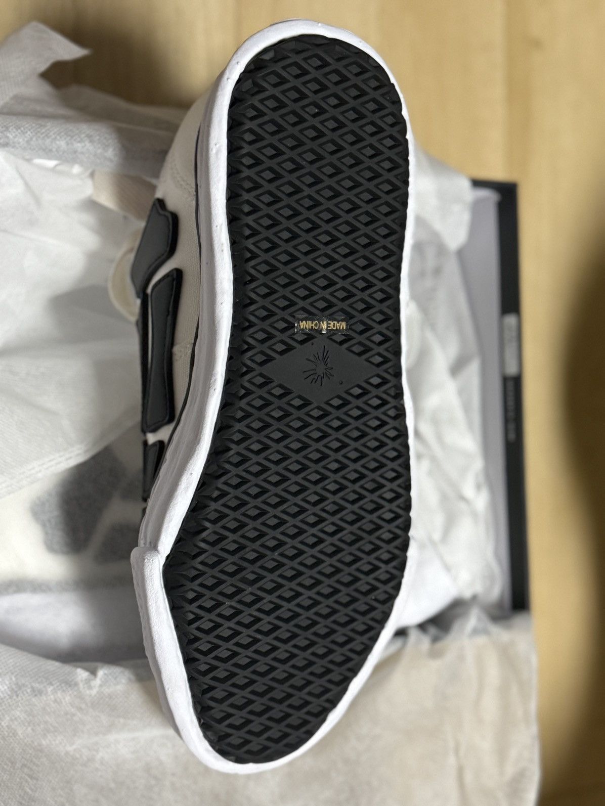 Amiri × Maison MIHARA YASUHIRO Maison Mihara Yasuhiro x Amiri Bones Sneakers Alabaster Size US 11 / EU 44 - 9 Thumbnail
