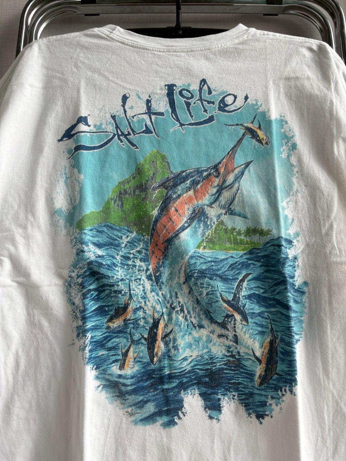 Guy Harvey “Salt Life 2000s” vintage T-shirt Size US S / EU 44-46 / 1 - 5 Thumbnail
