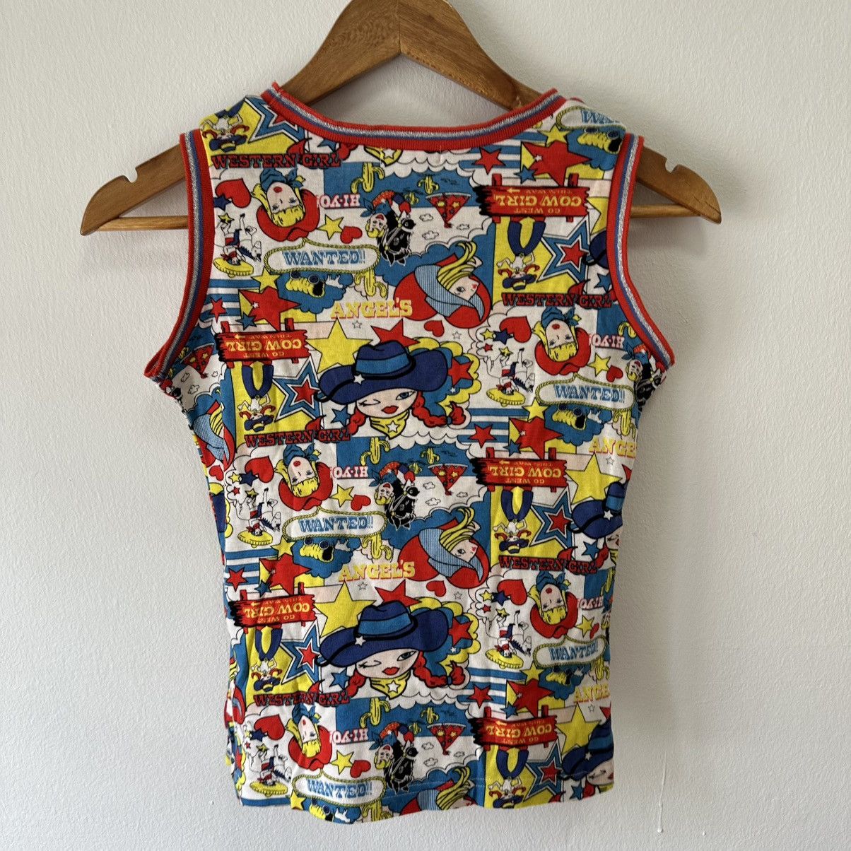Angel Blue Y2K Angel Blue Western Girl Tank Top Size S / US 4 / IT 40 - 3 Thumbnail