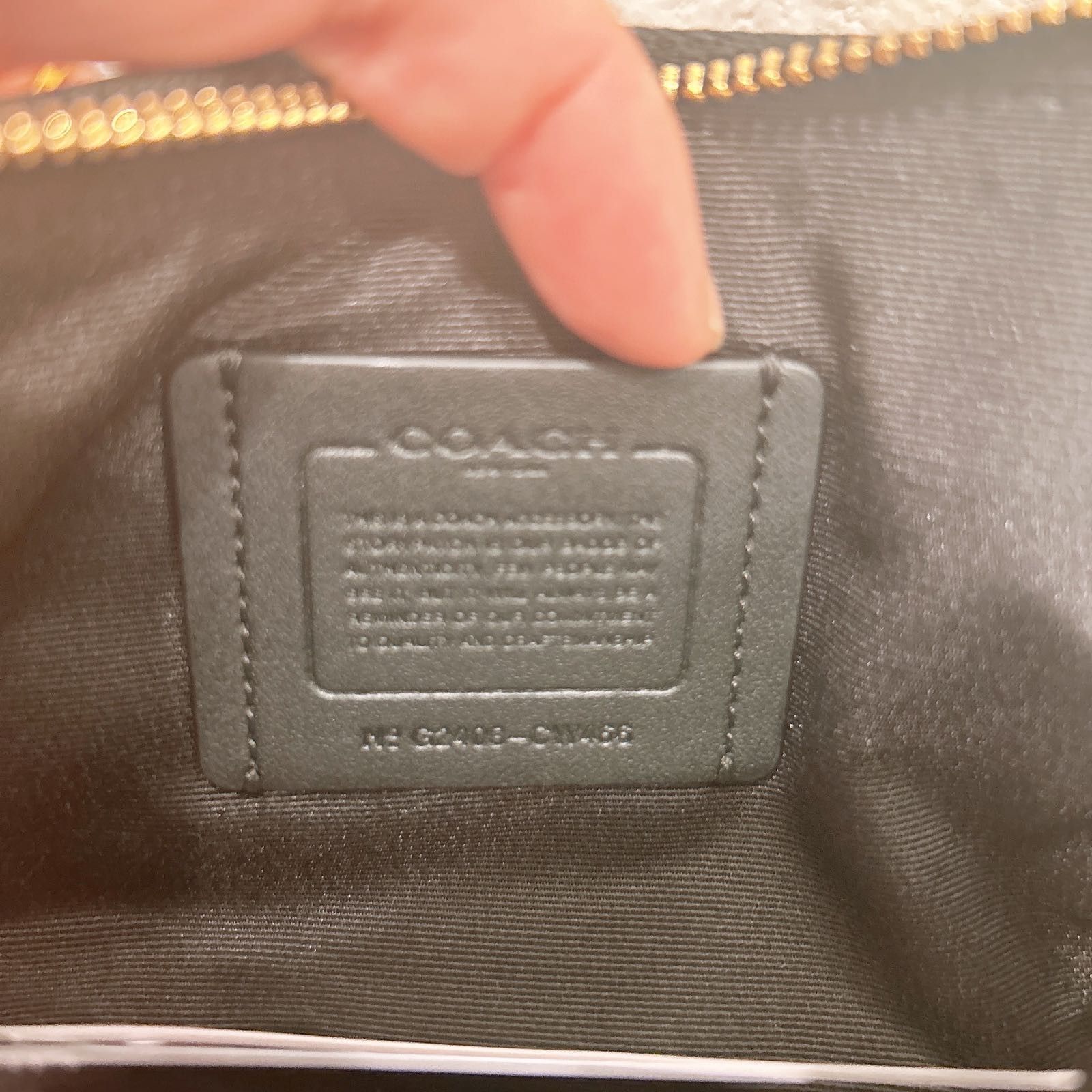Coach Corner Zip Wristlet In Signature Canvas With Halloween Print Size ONE SIZE - 8 Thumbnail