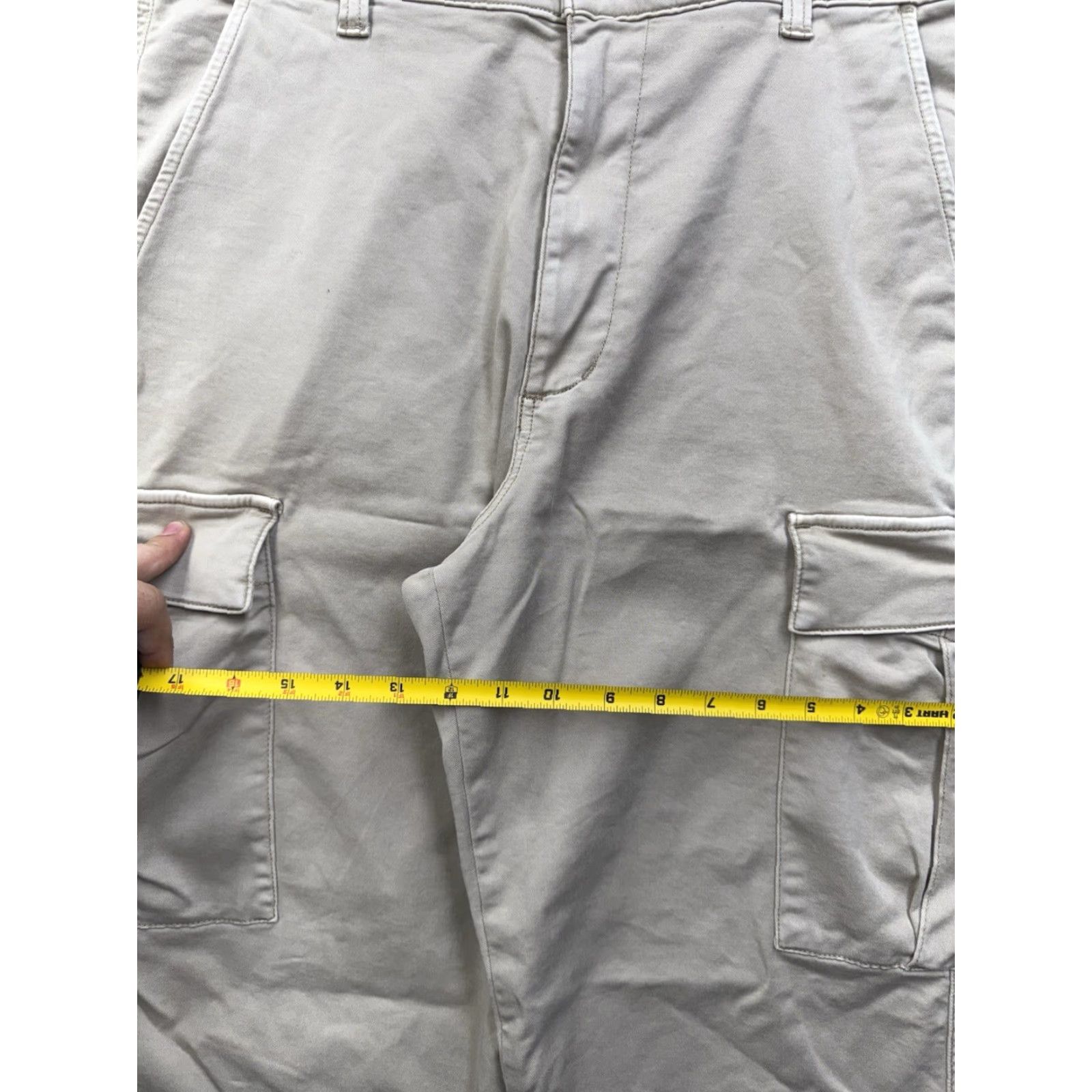 Madewell Madewell Cargo Pants Mens 32x32 Khaki Twill Cargo Casual Skater Preppy Beige y2k Size US 32 / EU 48 - 2 Thumbnail