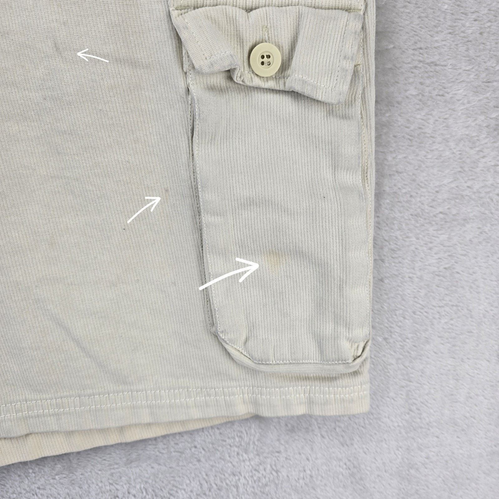 Anchor Blue Vtg Anchor Blue Cargo Shorts 38 Pinwale Corduroy Y2K *FLAWS Size US 38 / EU 54 - 3 Thumbnail