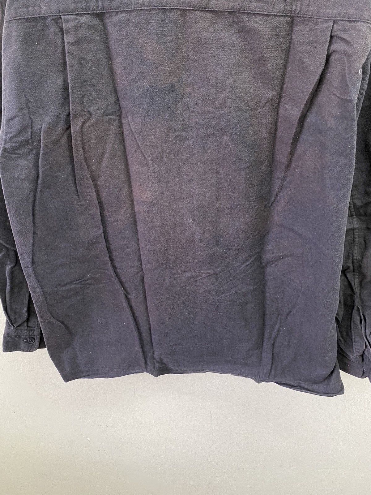 Issey Miyake Vtg Issey Miyake AW2003 Round Pattern Faded Shirt Size US L / EU 52-54 / 3 - 6 Thumbnail