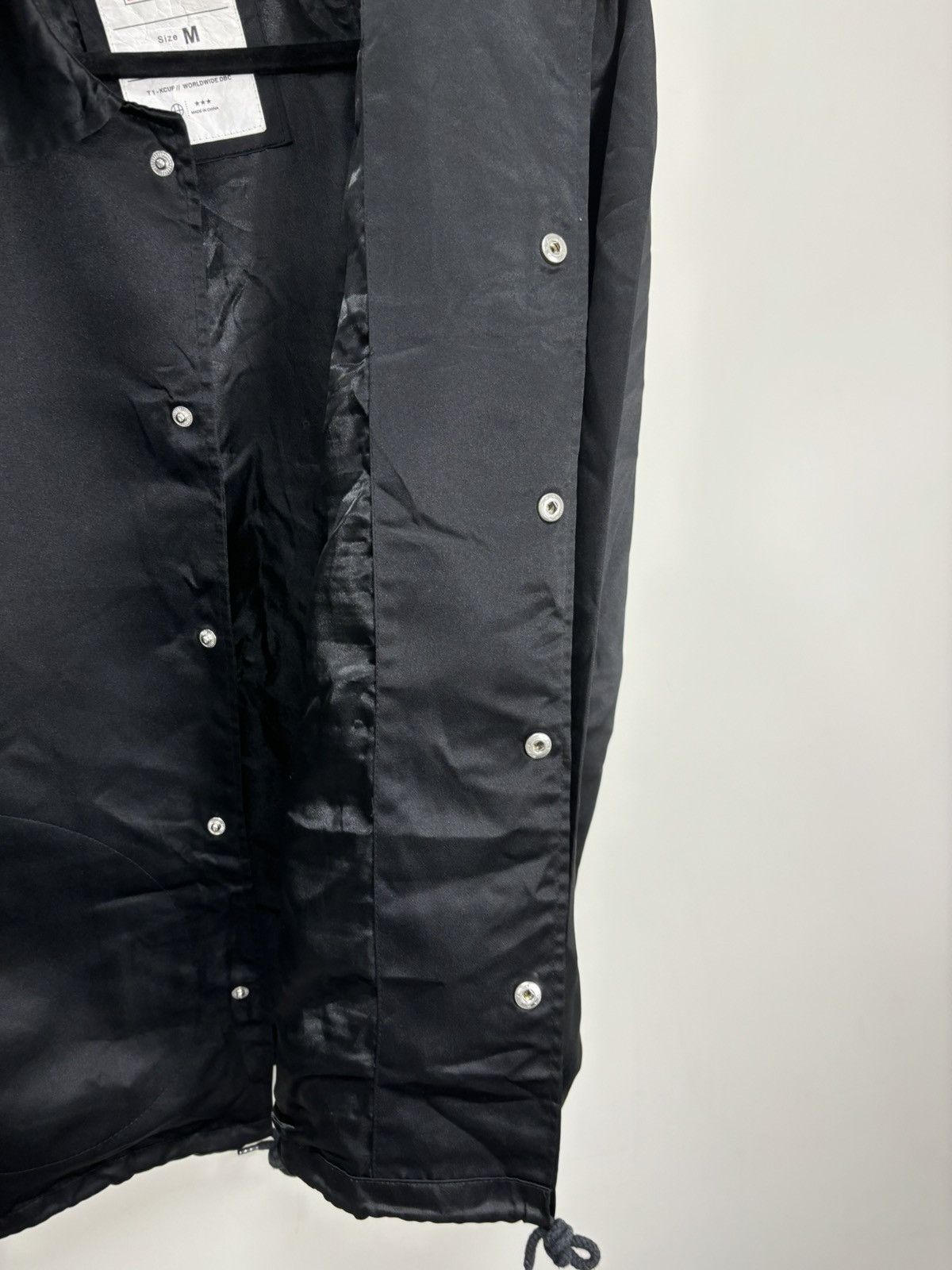 Huf HUF Embroidered Logo Y2K Black Hype Coach Jacket Size US M / EU 48-50 / 2 - 12 Thumbnail