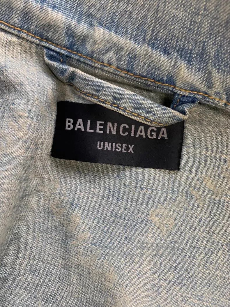 Balenciaga Balenciaga Indigo Denim Jacket Size US M / EU 48-50 / 2 - 2 Thumbnail
