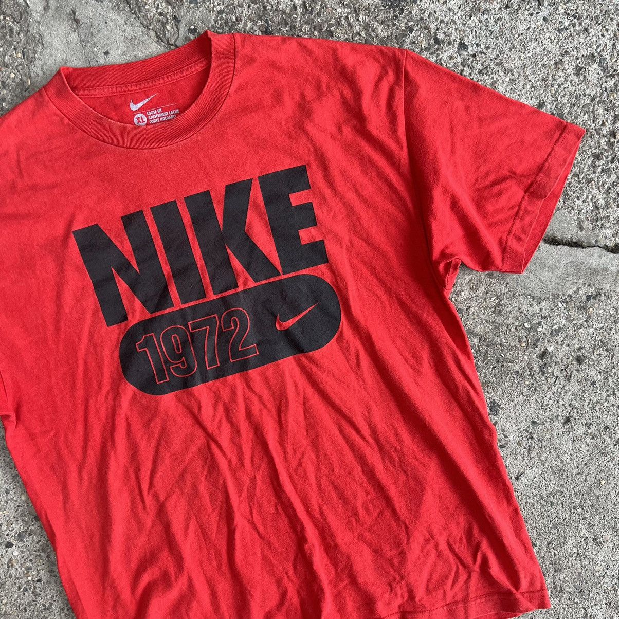 Nike × Vintage 1990’s Vintage Nike Faded T Shirt Nike Tee Size US XL / EU 56 / 4 - 4 Thumbnail
