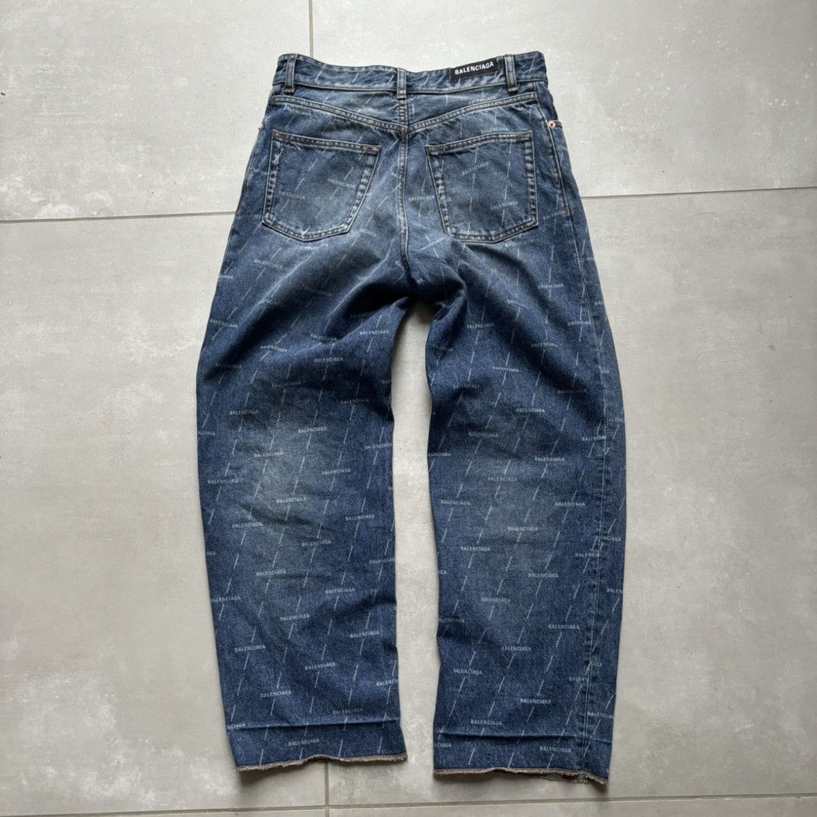 Balenciaga Balenciaga Logo Print Denim Size US 28 / EU 44 - 7 Thumbnail