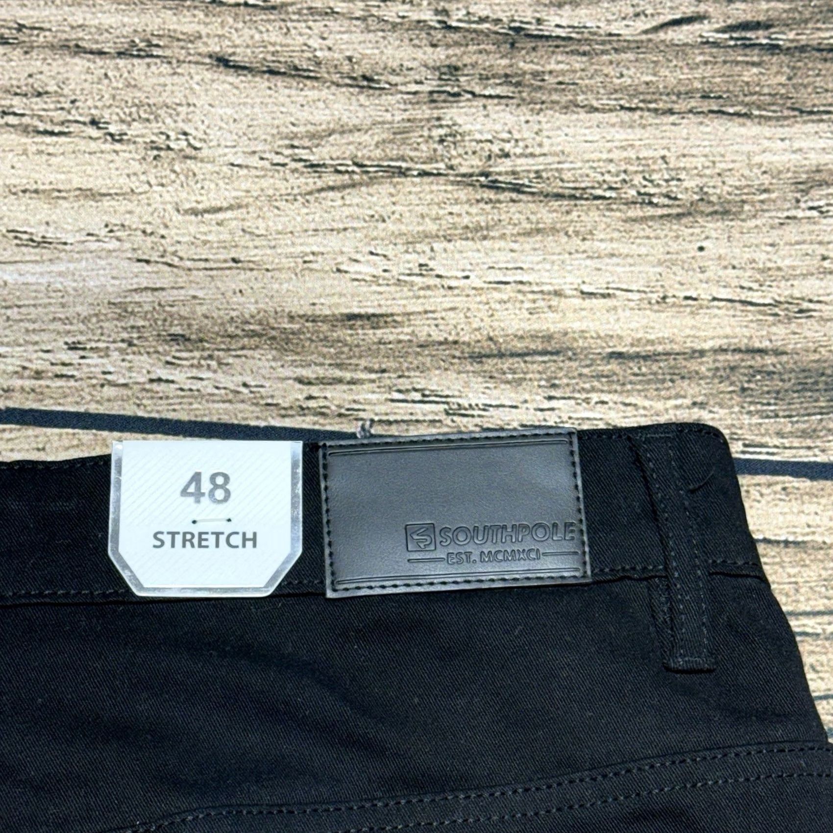 Southpole Southpole Shorts Mens 48 Black Active Flex Skater Streetwear Denim Stretch NWT Size US 32 / EU 48 - 3 Thumbnail