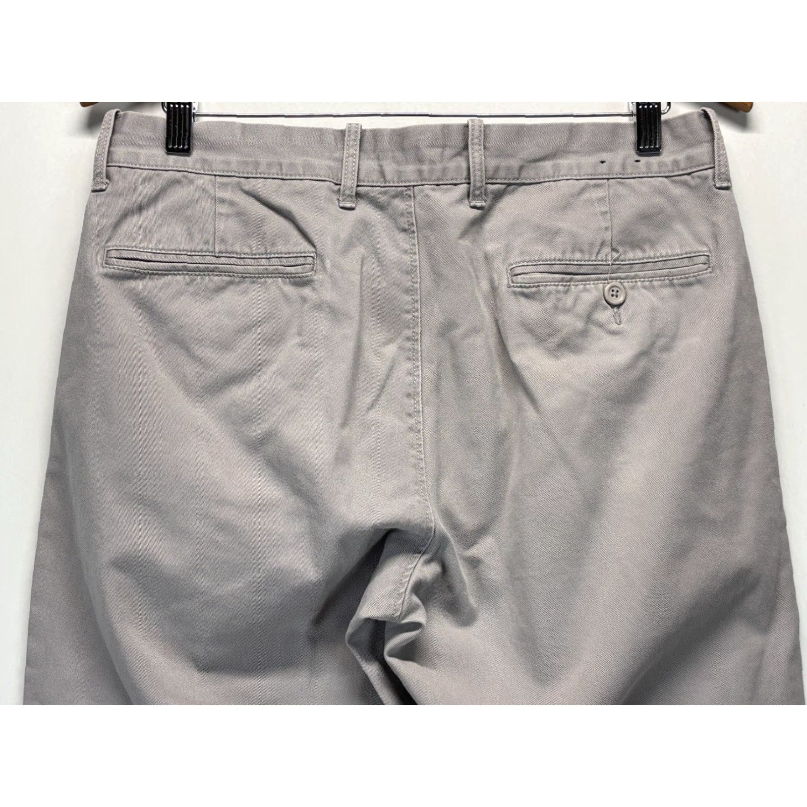 J.Crew J.CREW Chino Pants Shirt, Men, Size 32x32, Gray, Flat Front, Straight Leg, Regular, Casual Preppy, 90s/2000s? Wait no. Provide final: Size US 32 / EU 48 - 4 Thumbnail