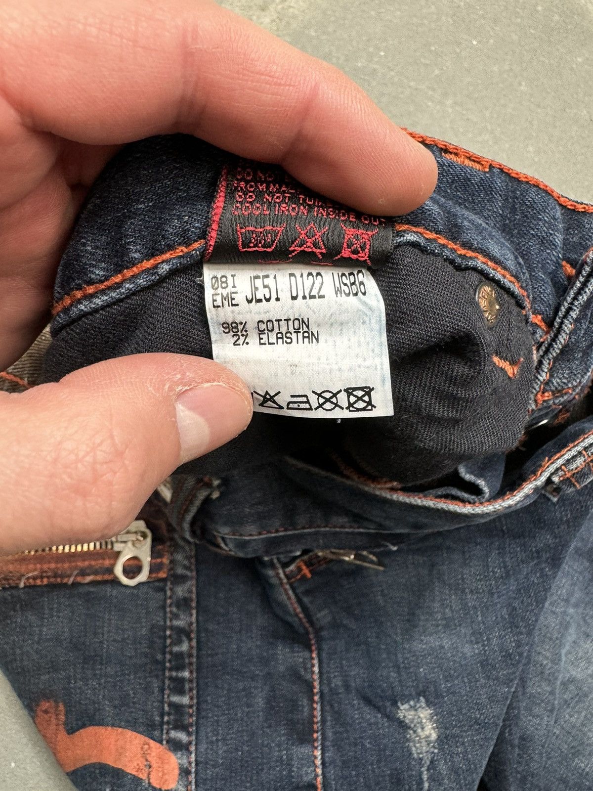 Evisu RARE EVISU Y2K VINTAGE DISTRESSED BAGGY JAPANES DENIM JEANS Size US 32 / EU 48 - 9 Thumbnail