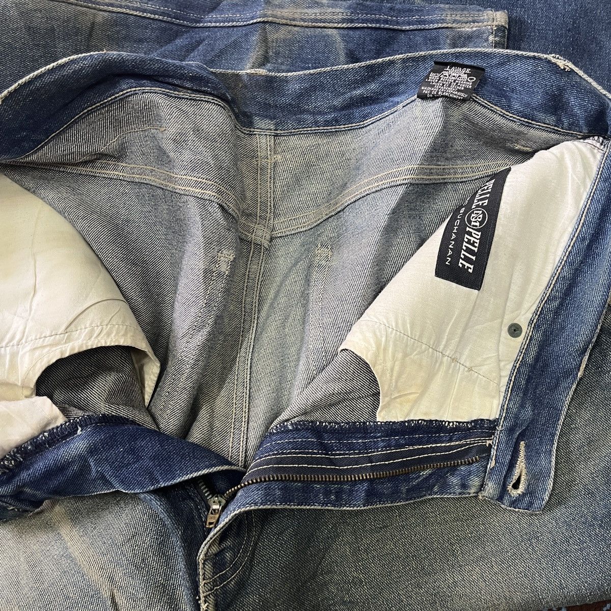 Marc Buchanan × Pelle Pelle Pelle Pelle Marc Buchanan Vintage Baggy Denim Jeans Size US 36 / EU 52 - 19 Thumbnail