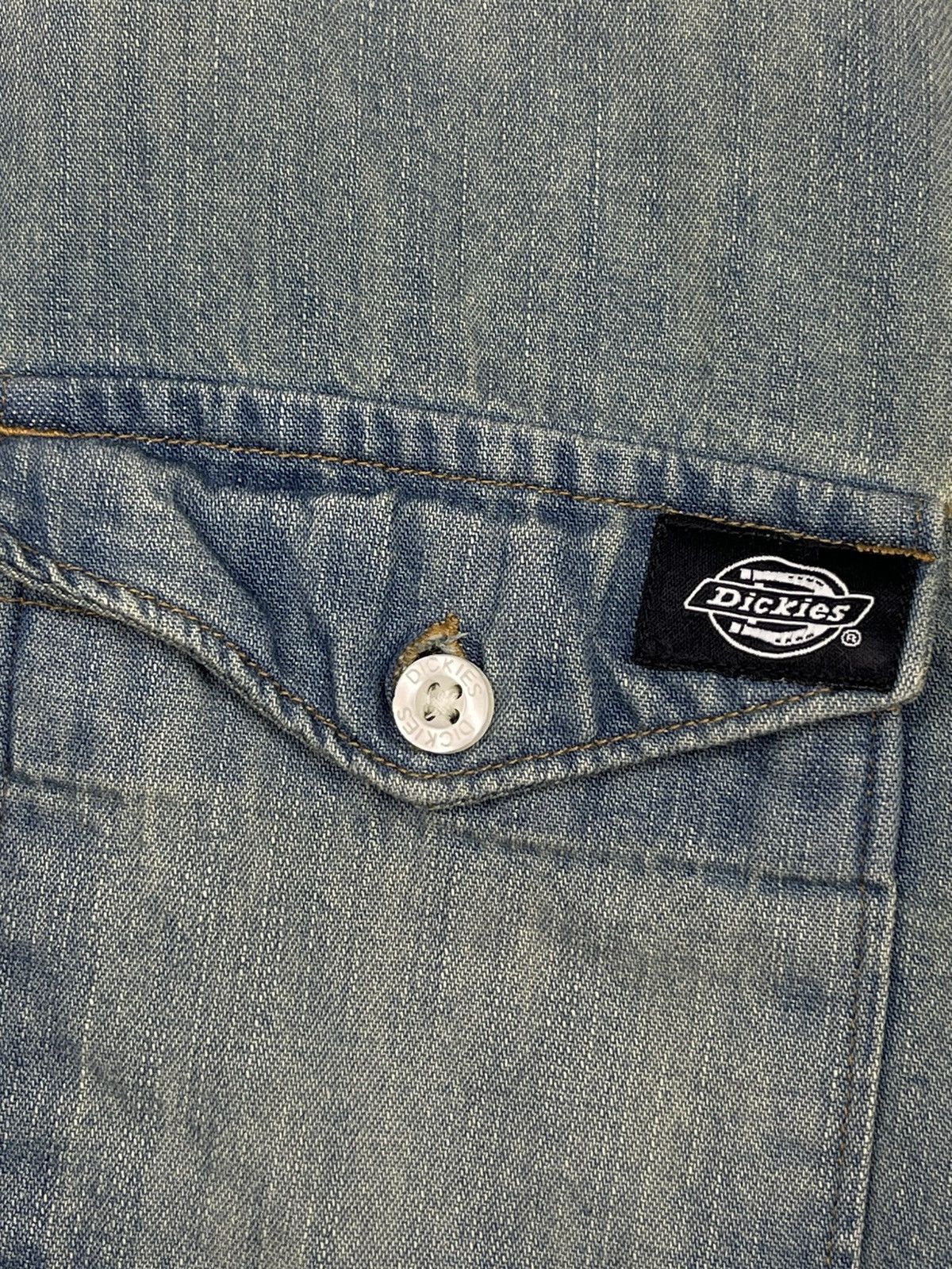 Dickies × Vintage Dickies Denim Shirt Button Up Men’s Size S Size US S / EU 44-46 / 1 - 9 Thumbnail