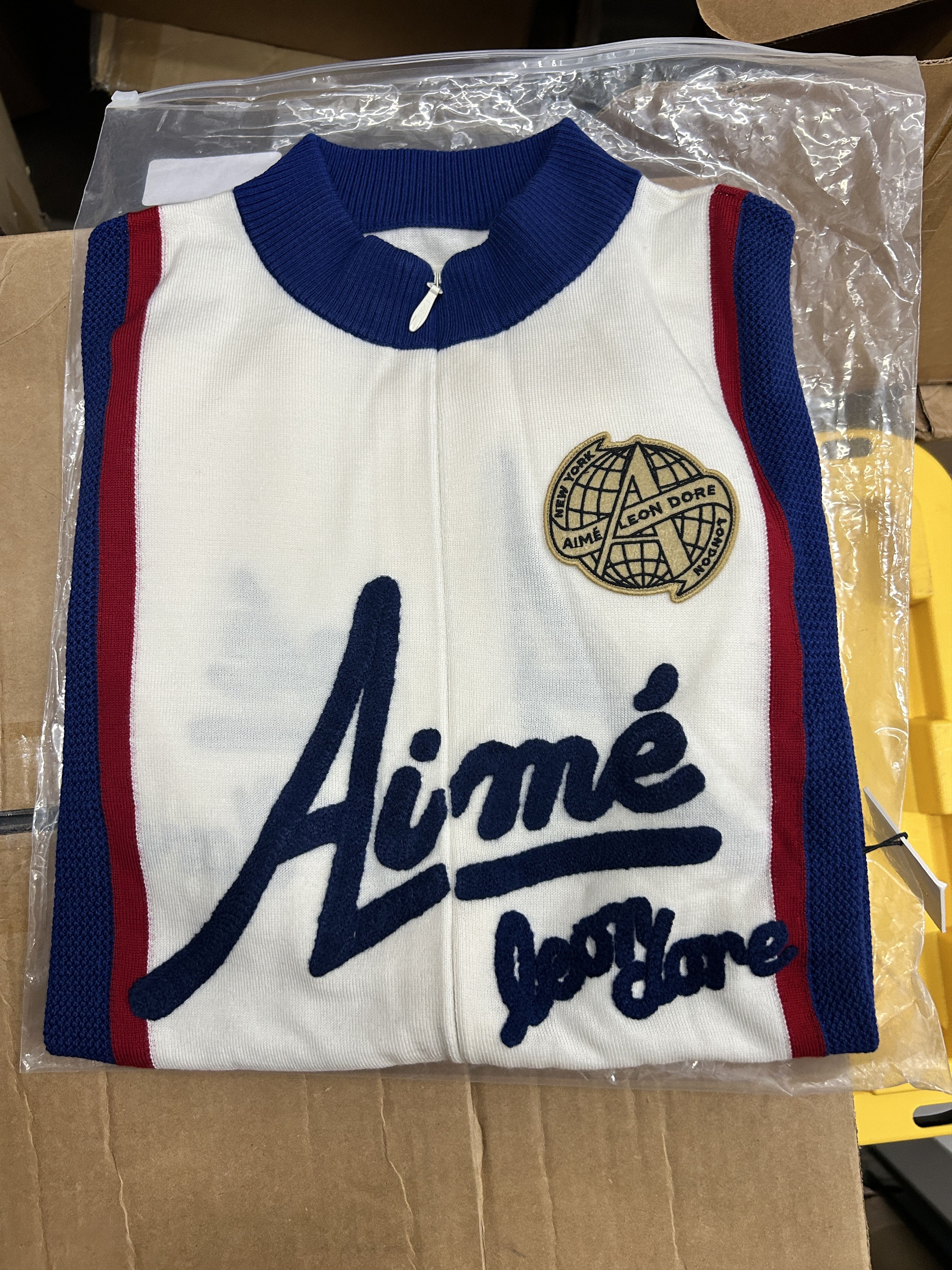 Aime Leon Dore Knit Long-Sleeve Cycling Jersey Size US XL / EU 56 / 4 - 9 Thumbnail