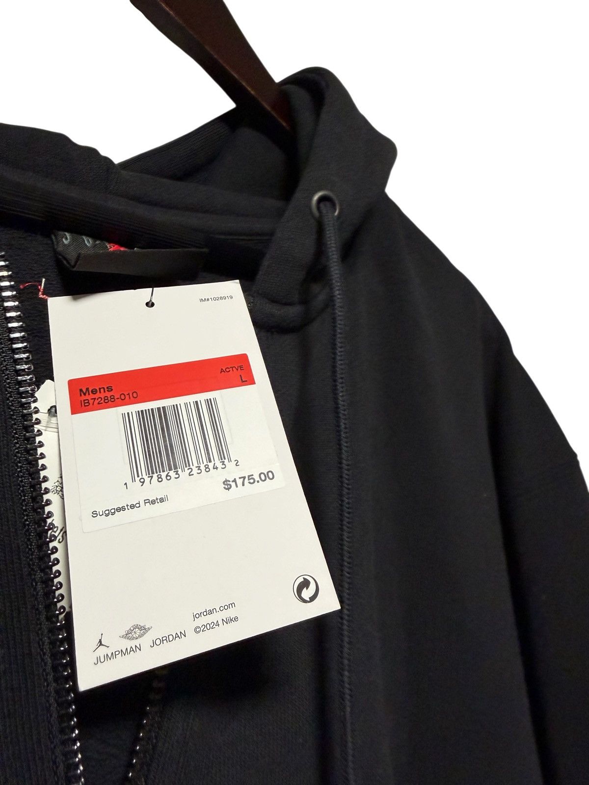 Awake NY × Jordan Brand Awake NY X Jordan Full-Zip Fleece Hoodie Black Size L New Size US L / EU 52-54 / 3 - 9 Thumbnail