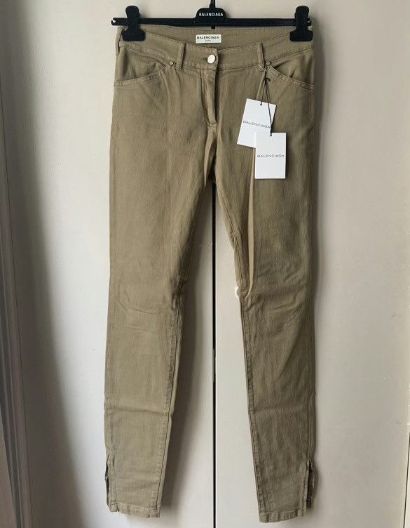 image of Balenciaga Pants in Green, Women's (Size 30)