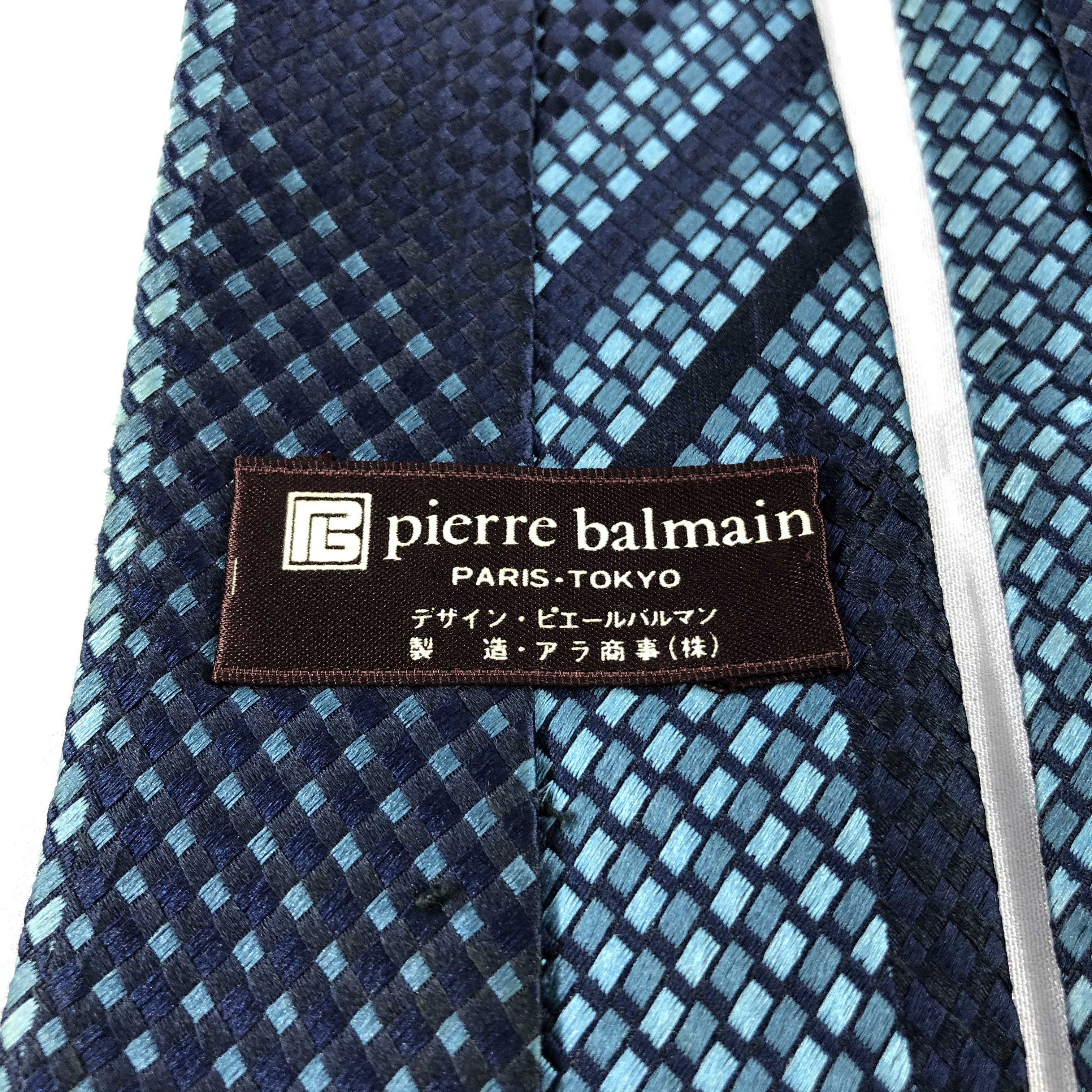 Pierre Balmain × Vintage Pierre Balmain Silk Neck Ties T96 Size ONE SIZE - 4 Thumbnail