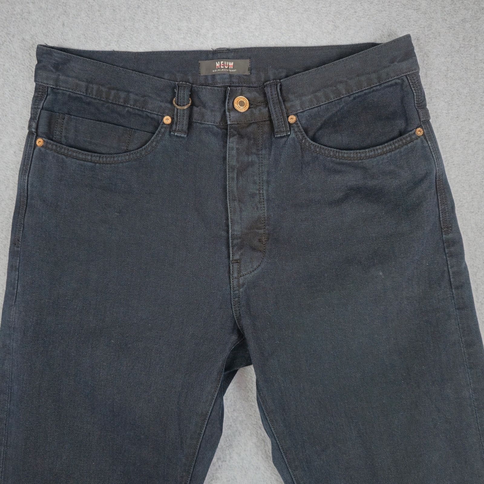 NEUW Denim Neuw 30x29 Black Button Fly Jeans Size US 30 / EU 46 - 4 Thumbnail