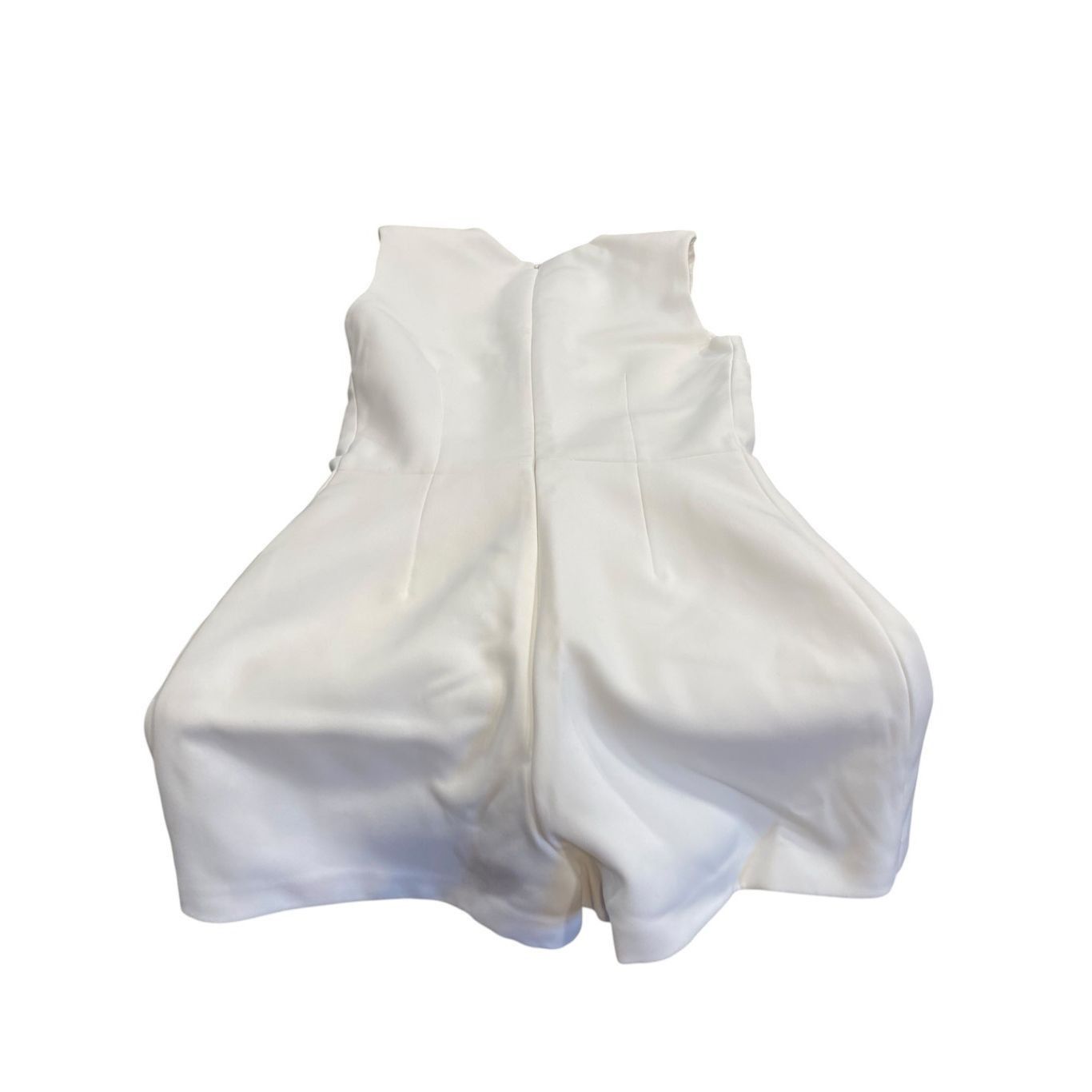 Self-Portrait SELF-PORTRAIT Crepe Playsuit in White Size 2 NWT Size XS / US 0-2 / IT 36-38 - 8 Thumbnail