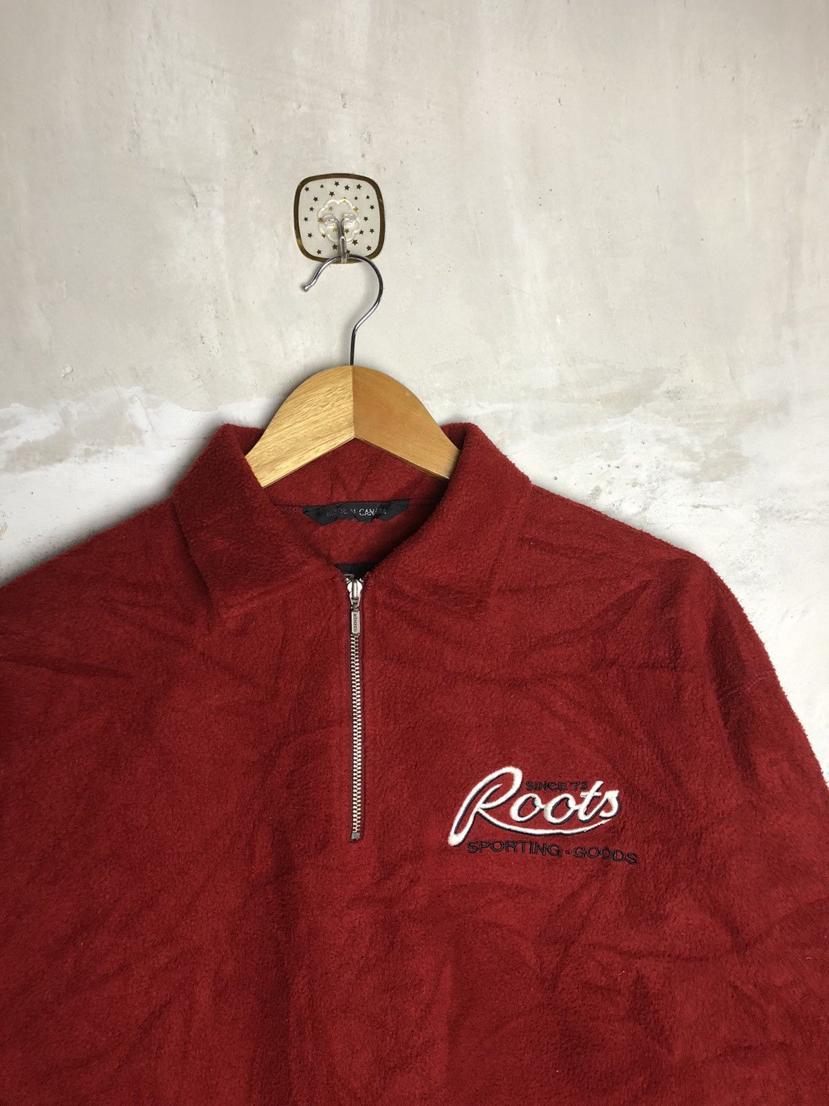 Japanese Brand × Vintage Vintage 90s Roots Performance Halfzipper Fleece Sweatshirt Size US M / EU 48-50 / 2 - 4 Thumbnail