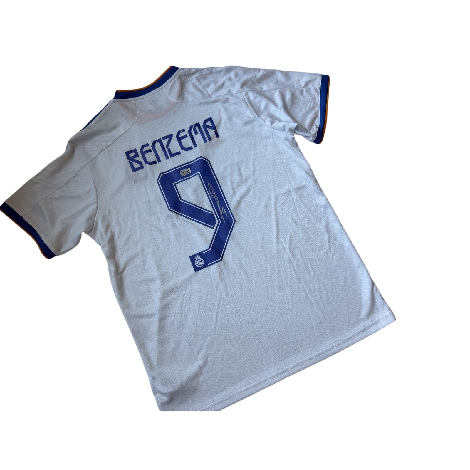 Adidas Benzema Signed 21/22 Real Madrid UCL Jersey Adidas Beckett Size US XL / EU 56 / 4 - 5 Thumbnail