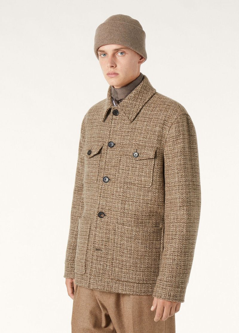 Loro Piana o1srvl11e0526 FAP4033 Devis Caban Jacket in Brown Size US L / EU 52-54 / 3 - 4 Thumbnail