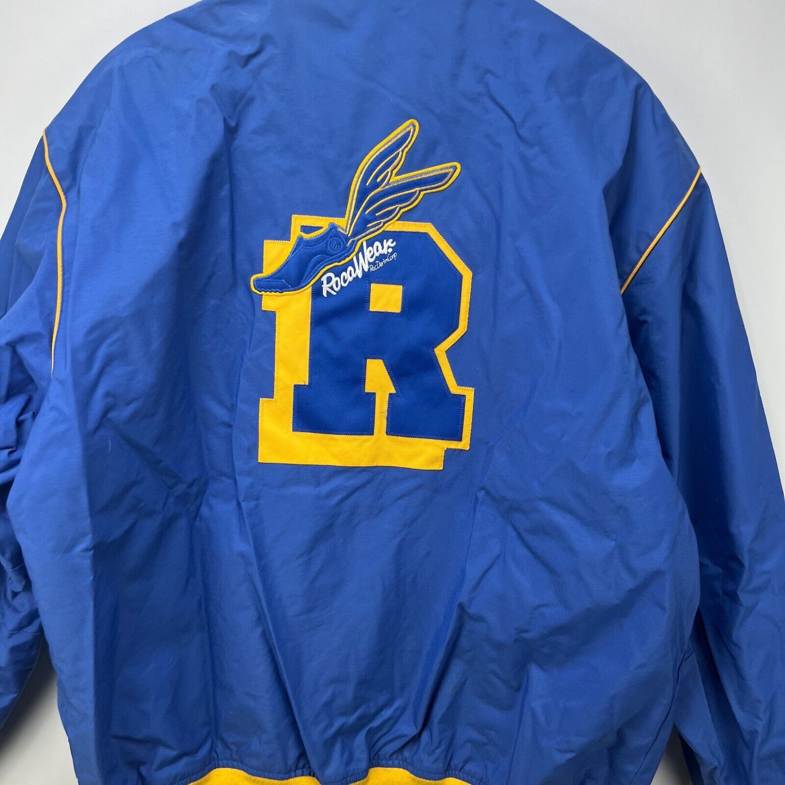 Rocawear × Vintage Vintage Y2K Rocawear Letterman Varsity Jacket Zip Up Large Size US L / EU 52-54 / 3 - 5 Thumbnail