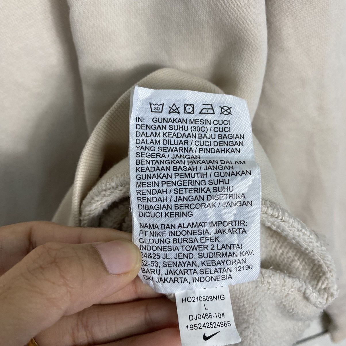 Nike 📌Jumper Sweatshirt Nike Big Style Swoosh Logo Size US L / EU 52-54 / 3 - 22 Thumbnail