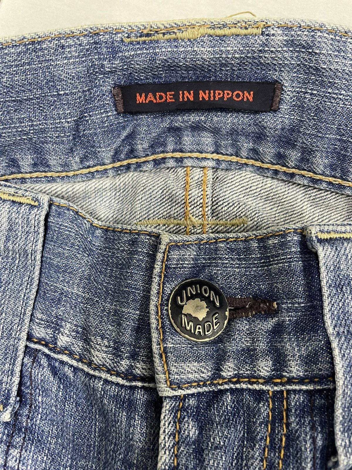 Japanese Brand Vintage BlueWay Union Made Jeans Size US 29 - 8 Thumbnail