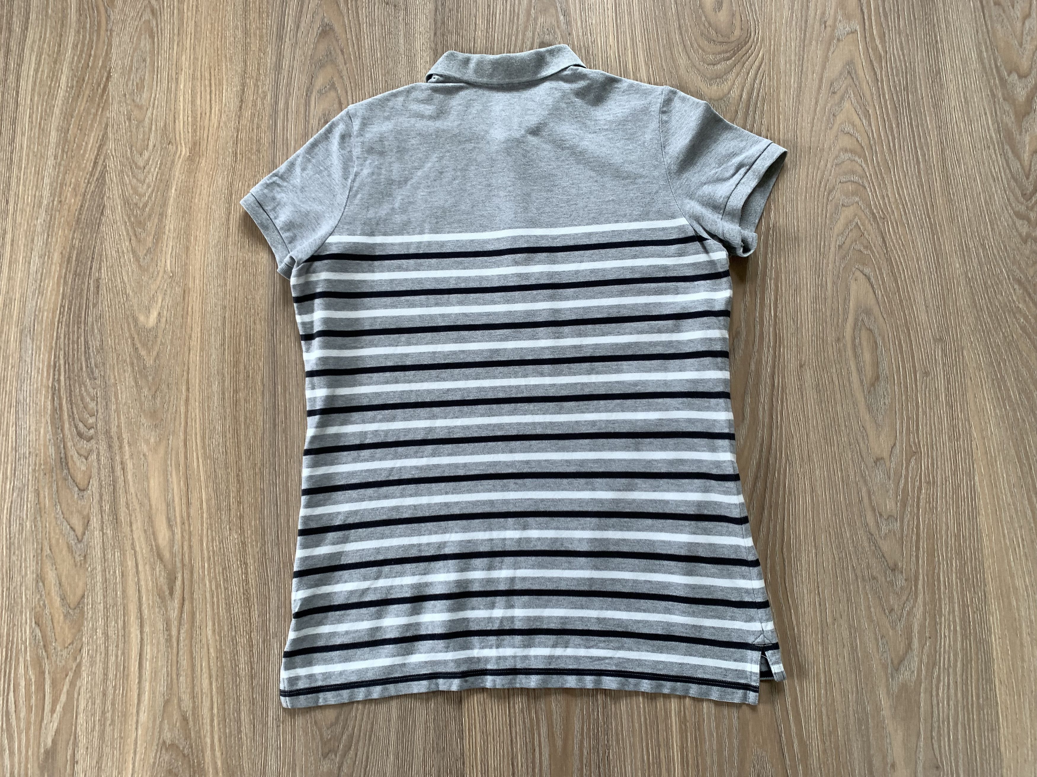 Nike Youth Nike Striped Grey Polo Shirt Size US XS / EU 42 / 0 - 3 Thumbnail