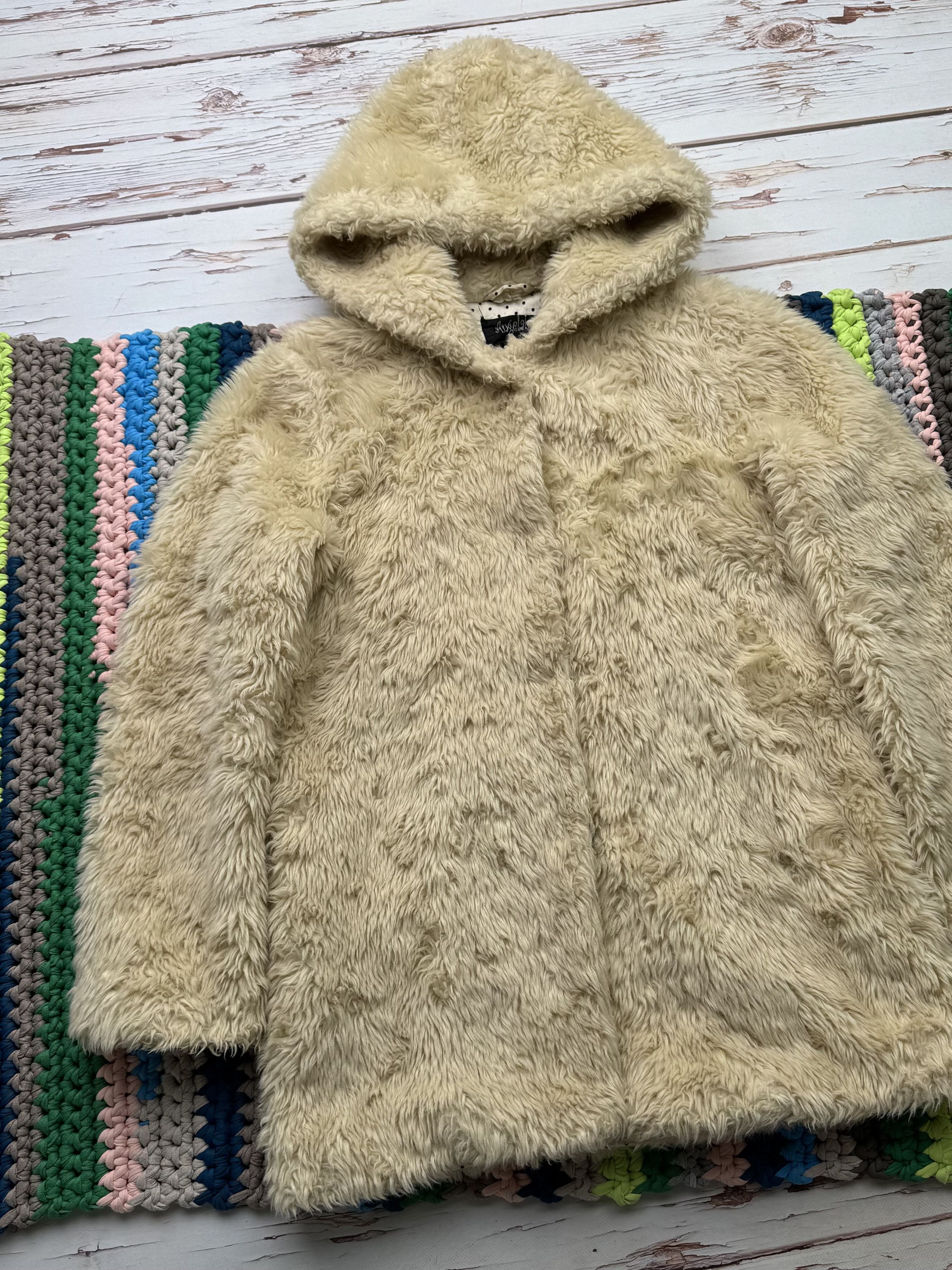 Vintage Vintage Faux Fur Coat (ET1) Size L / US 10 / IT 46 - 2 Thumbnail