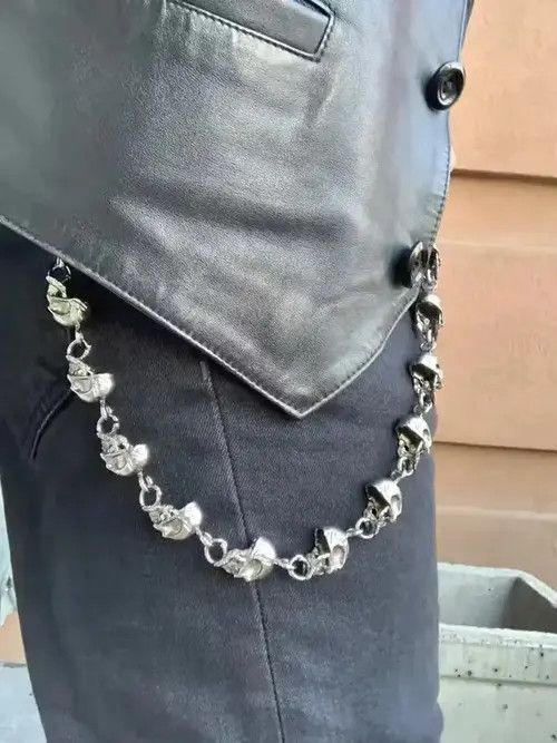 Anime × Jewelry × Unowned Belts Key Chains Wallet Belt Chain Trousers Pants Size ONE SIZE - 2 Thumbnail