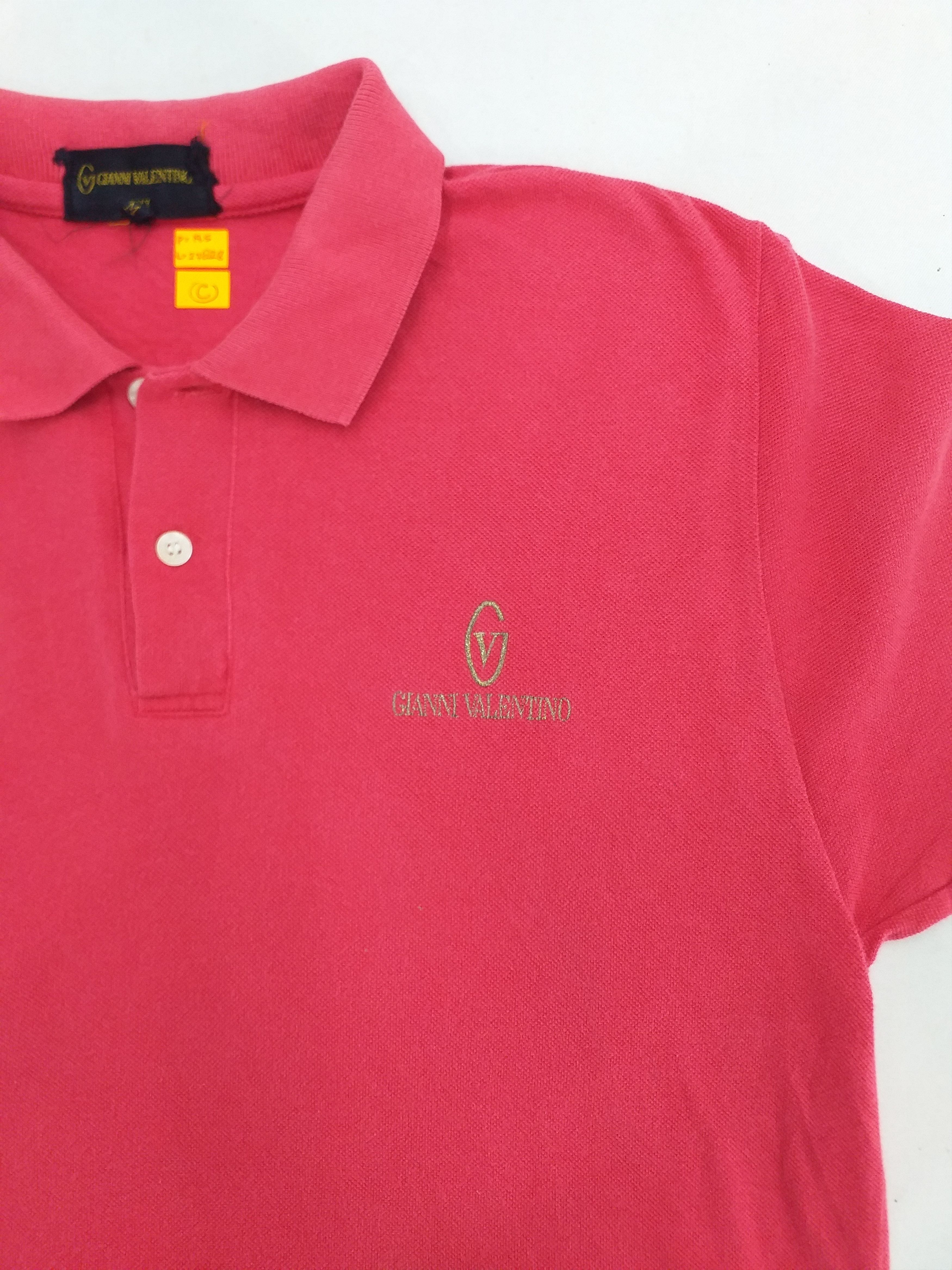 Gianni Valentino Vintage Gianni Valentino Small Logo Button T Shirt -C008 Size US M / EU 48-50 / 2 - 2 Thumbnail