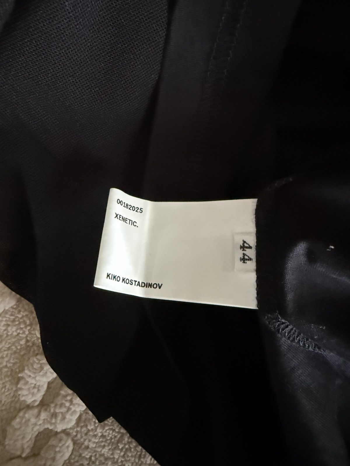 Kiko Kostadinov Inex Hooded Top Black 44 Size US S / EU 44-46 / 1 - 5 Thumbnail