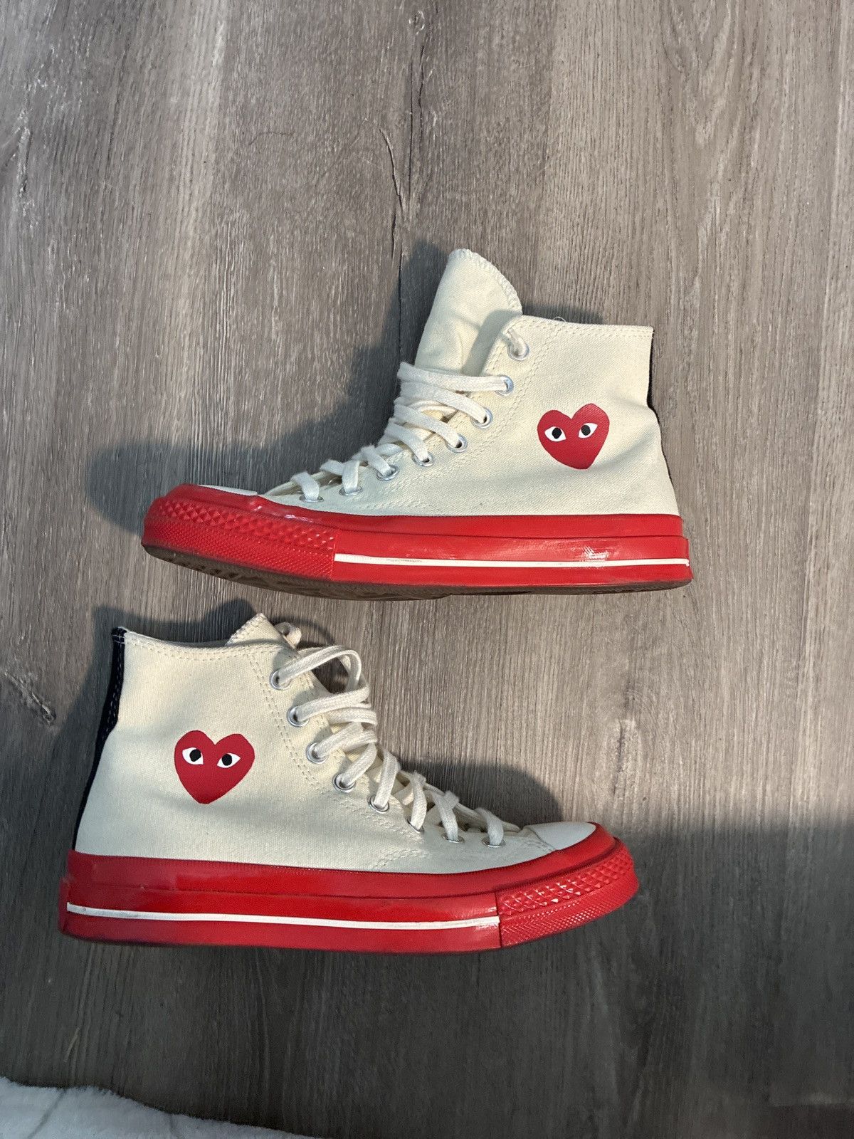 Comme des Garcons PLAY × Converse Converse COMME des GARÇONS PLAY Chuck Taylor 70 Hi Size US 7 / EU 40 - 1 Thumbnail