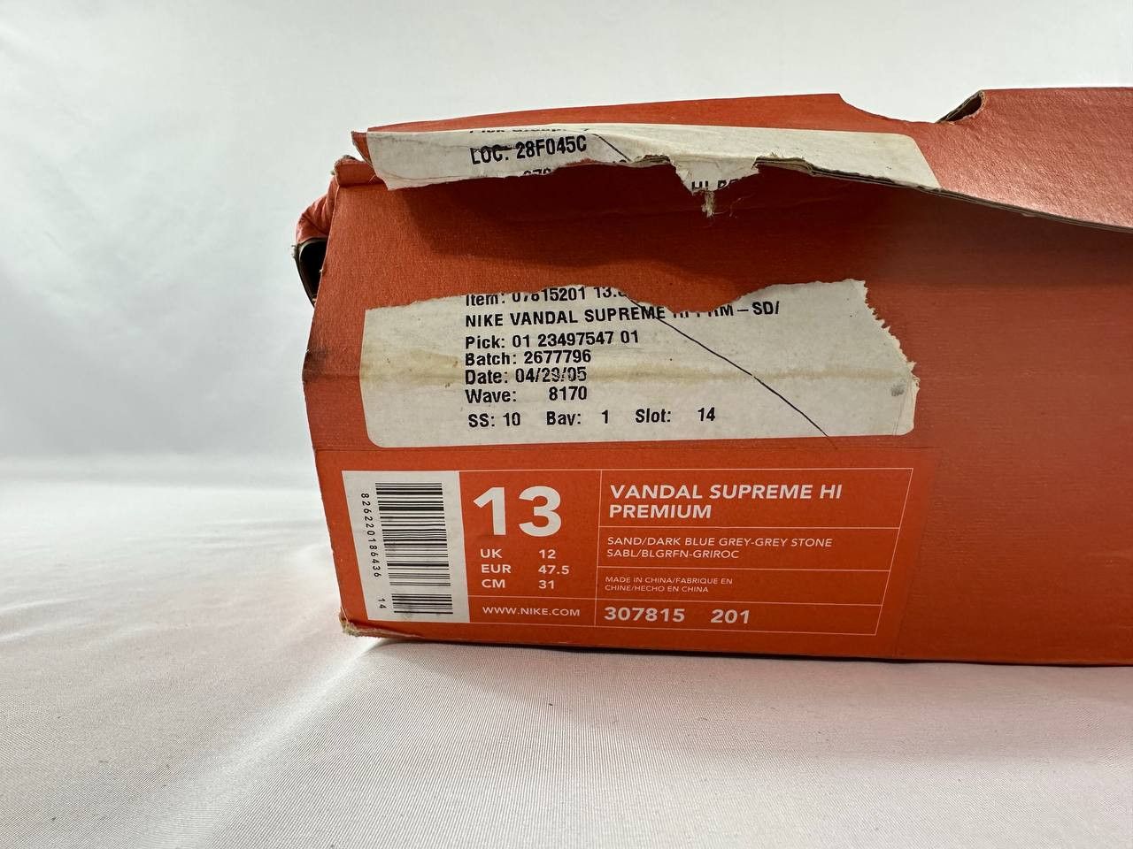 Nike Nike Vandal Supreme Premium 'Sand Dark Blue Grey' 2004 Size US 13 / EU 46 - 12 Thumbnail