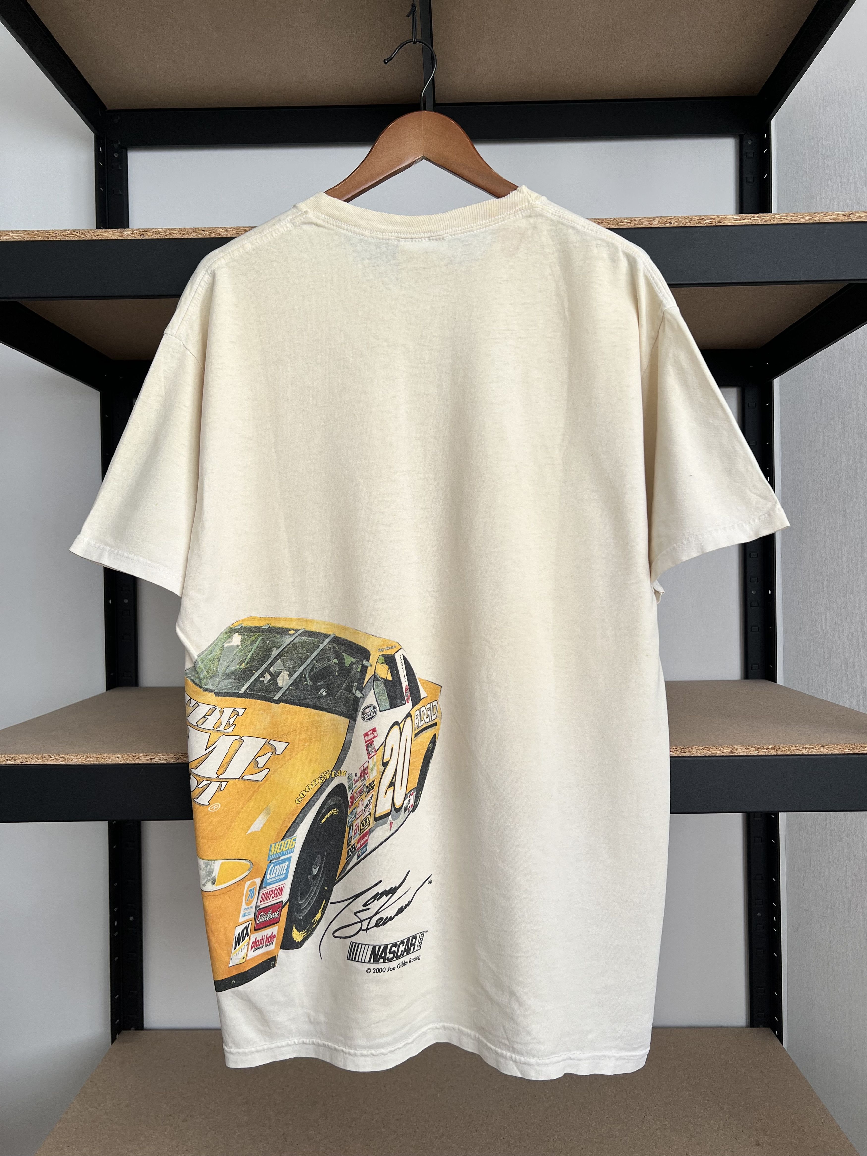 NASCAR Vintage 2000 Tony Stewart Pontiac Grand Prix Nascar T-shirt Size US XL / EU 56 / 4 - 2 Thumbnail
