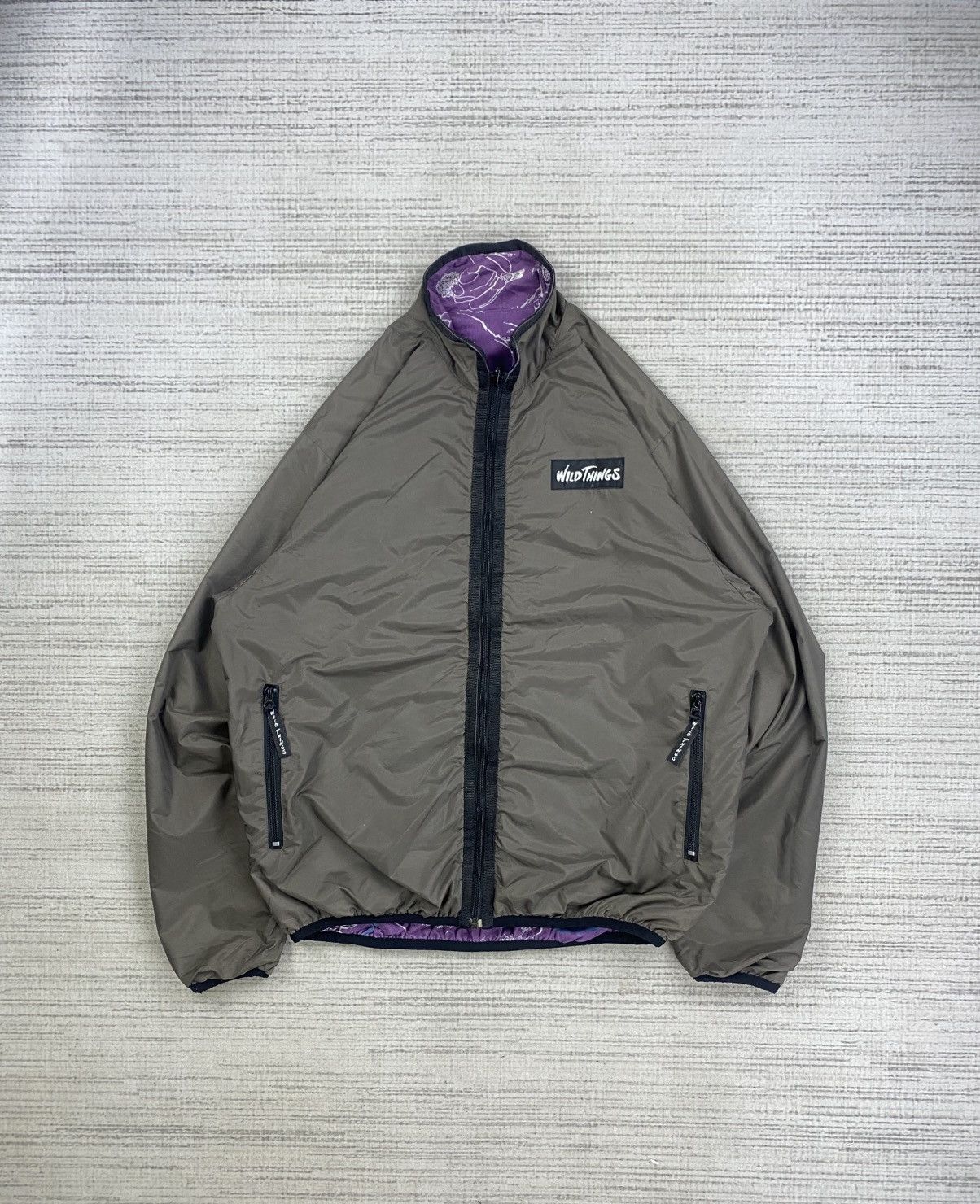 Japanese Brand × Vintage × Wild Things Vintage Wild Things Full Printed Reversible Zipper Jacket Size US L / EU 52-54 / 3 - 3 Thumbnail