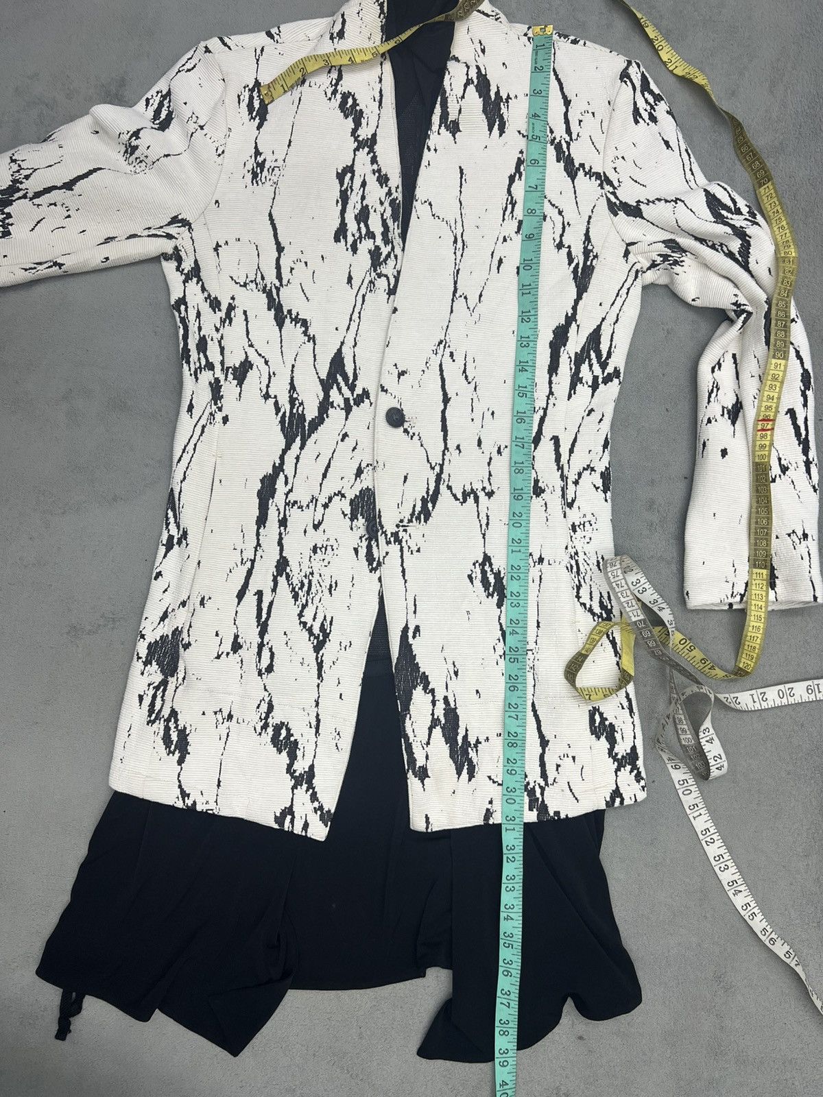 Tornado Mart ARCHIVES💥💥💥TORNADO MART CRACK JACQUARD GATHERED JACKET Size US M / EU 48-50 / 2 - 13 Thumbnail