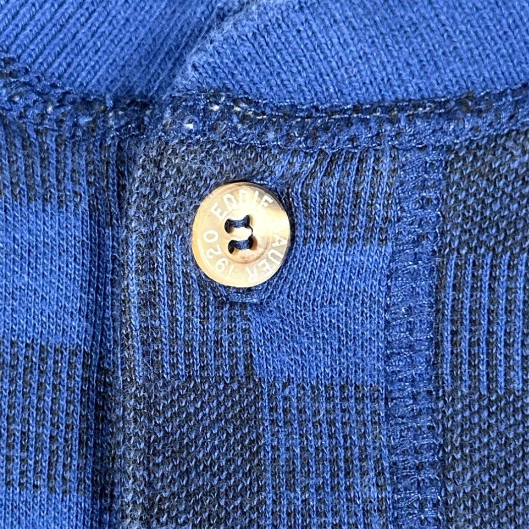 Eddie Bauer VINTAGE Eddie Bauer shirt Adult 2XL Blue Buffalo Check Plaid Henley USA 90s Mens Size US XXL / EU 58 / 5 - 5 Thumbnail