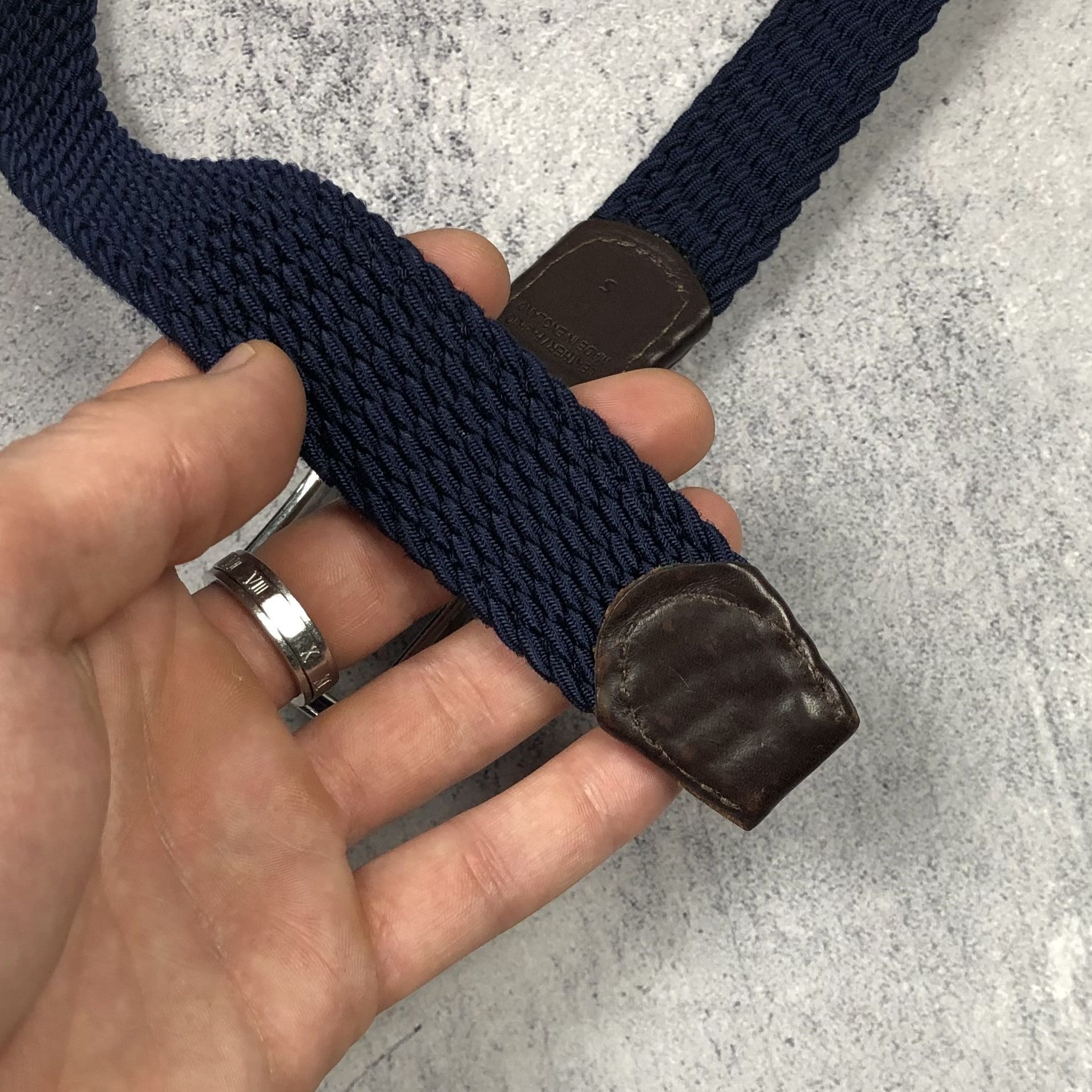 Gant Hackett London Braided Leather Belt Size ONE SIZE - 6 Thumbnail