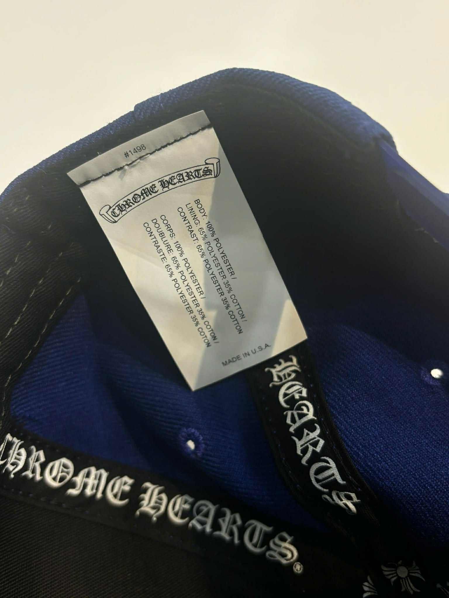Chrome Hearts Chrome Hearts 6 Panel On Field CH White Baseball Cap Blue Size ONE SIZE - 8 Thumbnail