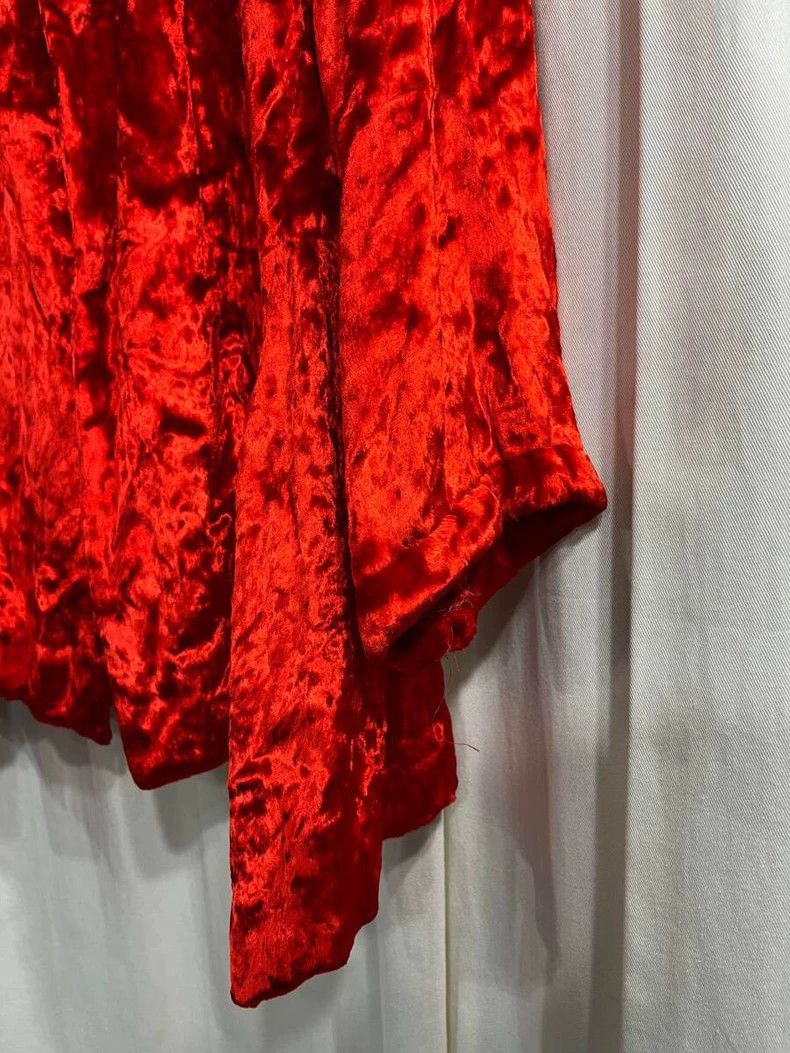 Yohji Yamamoto Yohji Yamamoto Red Velvet jacket Size US M / EU 48-50 / 2 - 7 Thumbnail