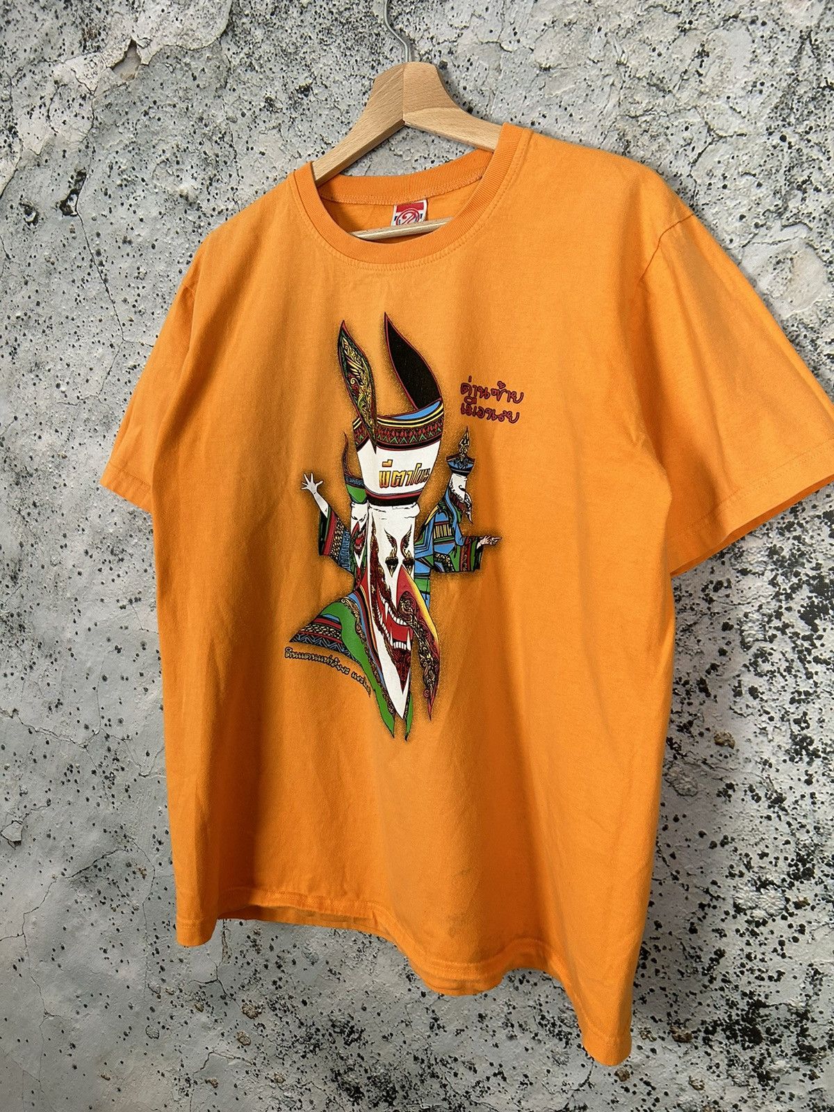 Vintage Vintage Chinese Graphic Tee Retro 90s Avant-garde Size US L / EU 52-54 / 3 - 2 Thumbnail